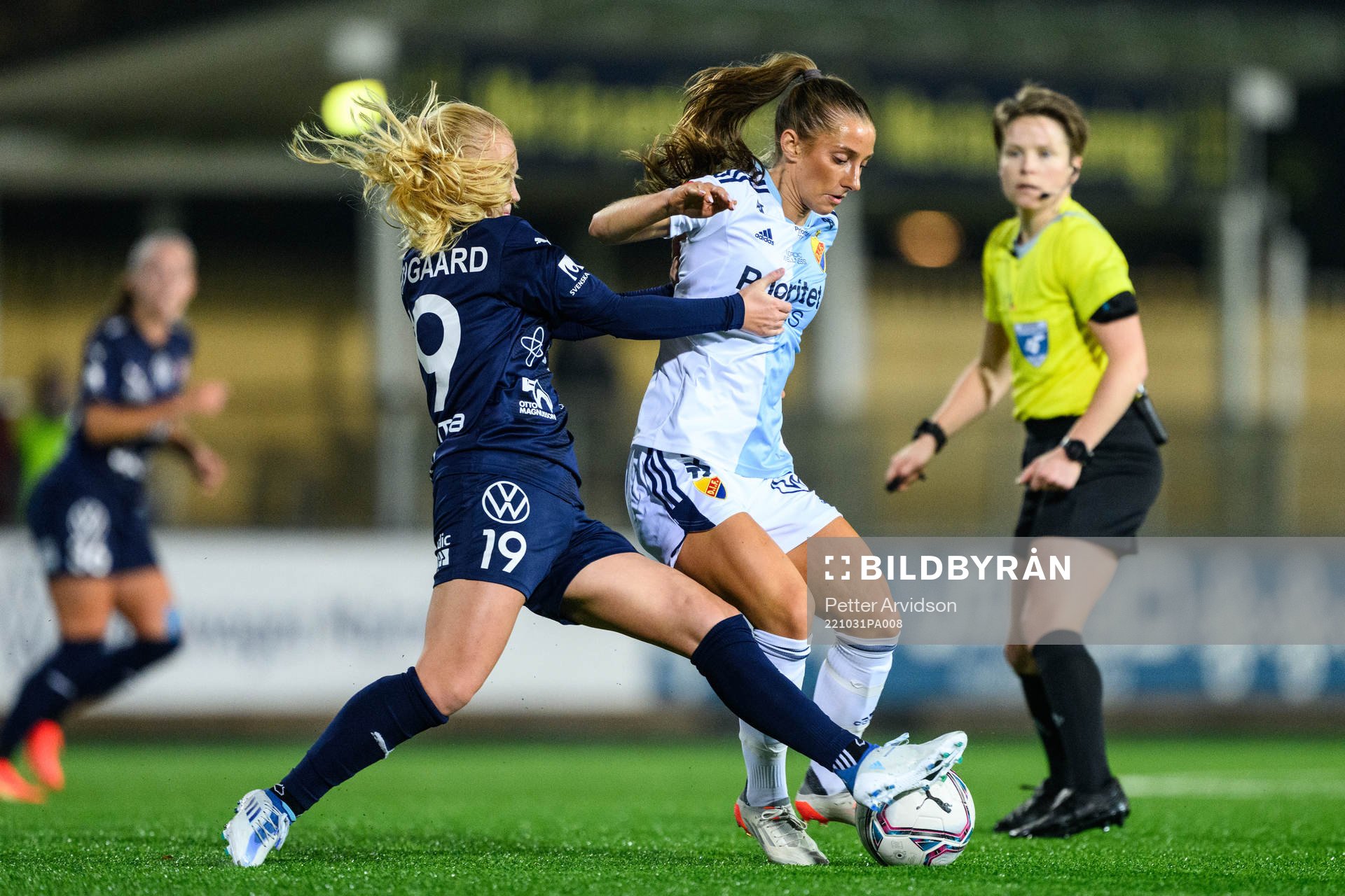 FC Rosengårds Sofie Bruun Bredgaard och Djurgårdens Tilde