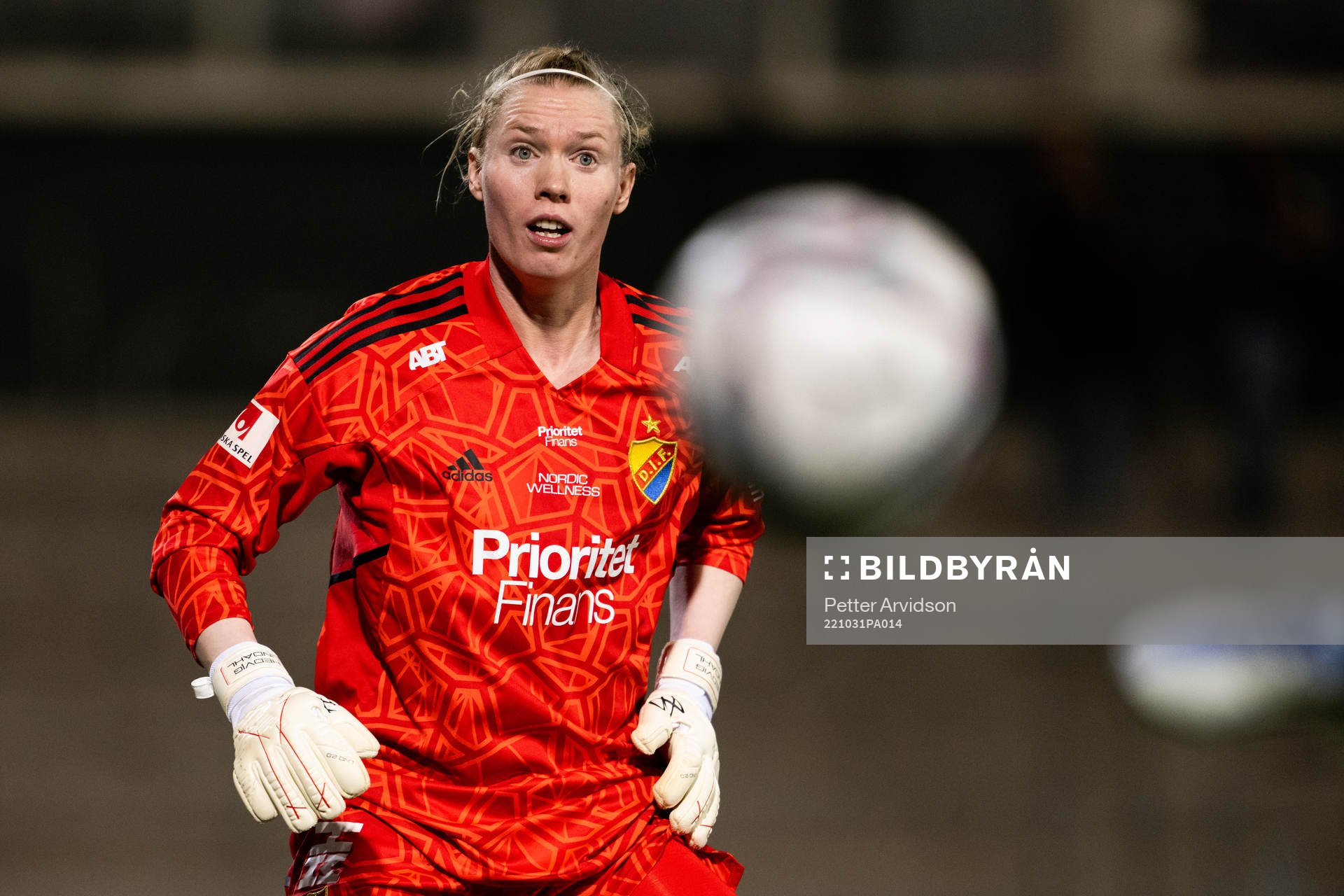 Djurgårdens målvakt Hedvig Lindahl