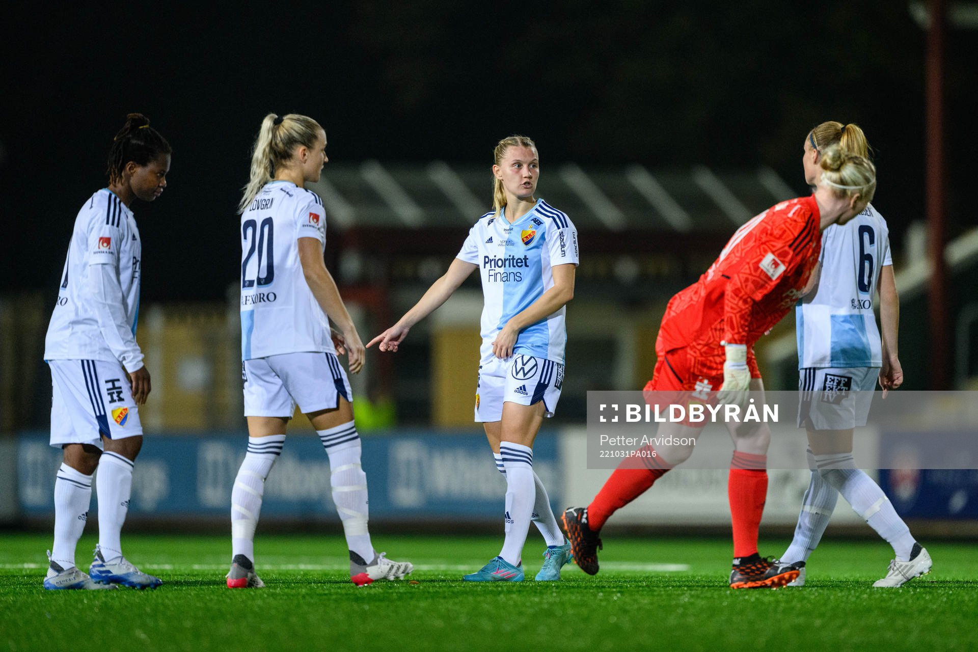 Djurgårdens Sara Olai deppar