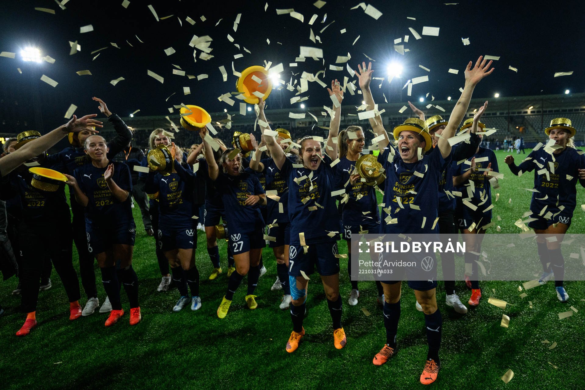 FC Rosengårds Jessica Wik jublar