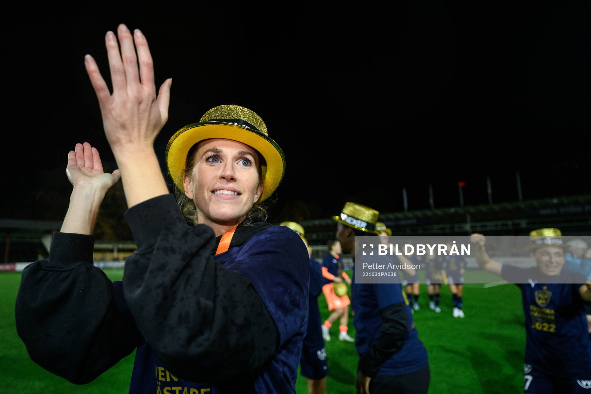 FC Rosengårds Emma Berglund jublar