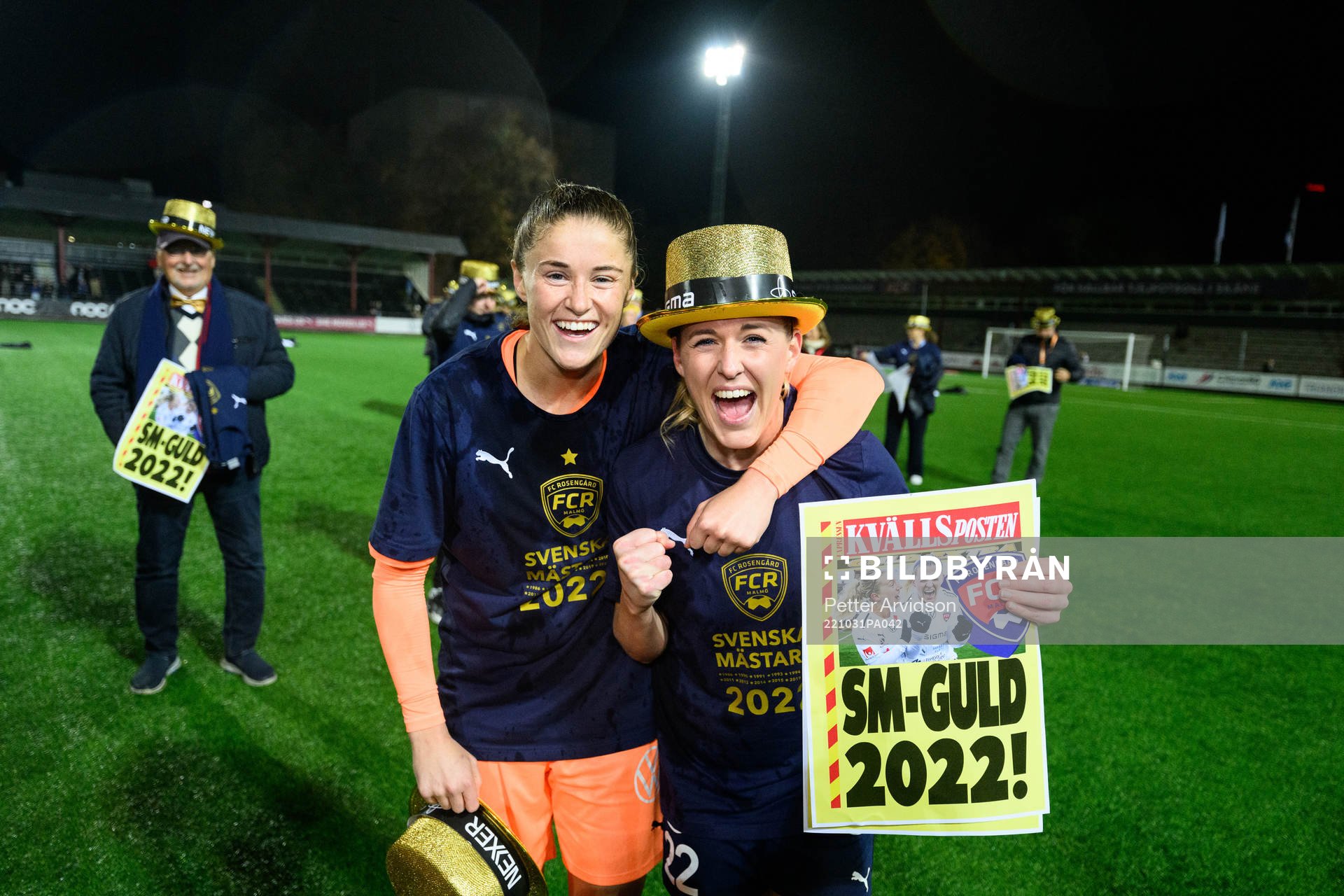 FC Rosengårds målvakt Teagan Micah och Olivia Schough