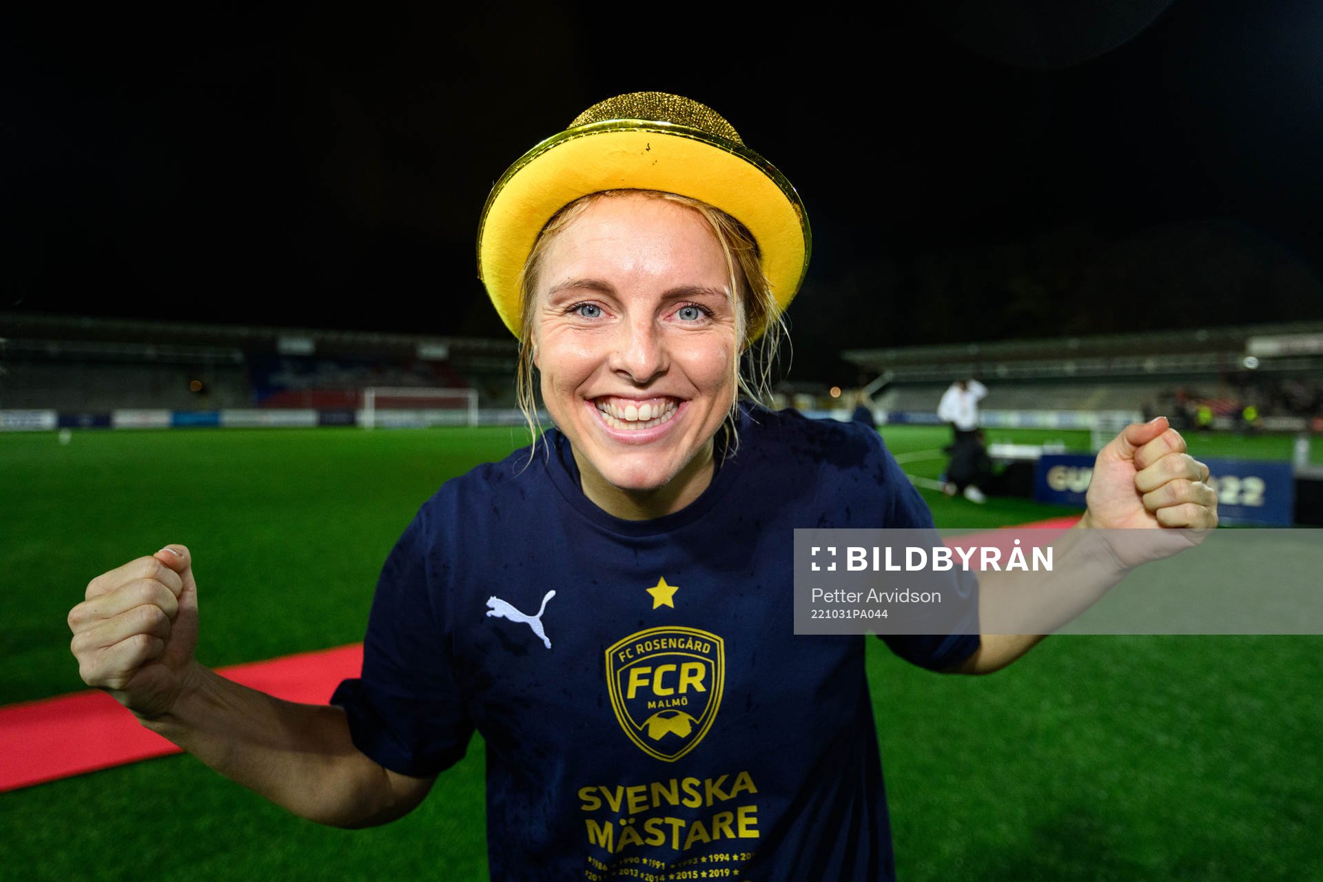 FC Rosengårds Mimmi Larsson jublar