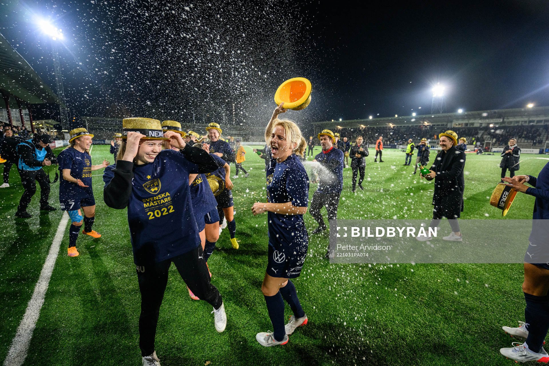 FC Rosengårds Mimmi Larsson jublar