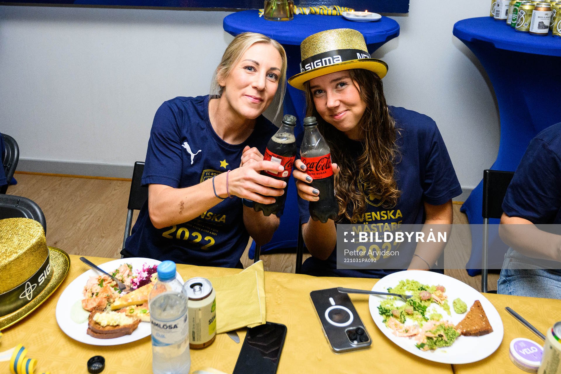 FC Rosengårds Mia Persson och Athinna Persson Lundgren på