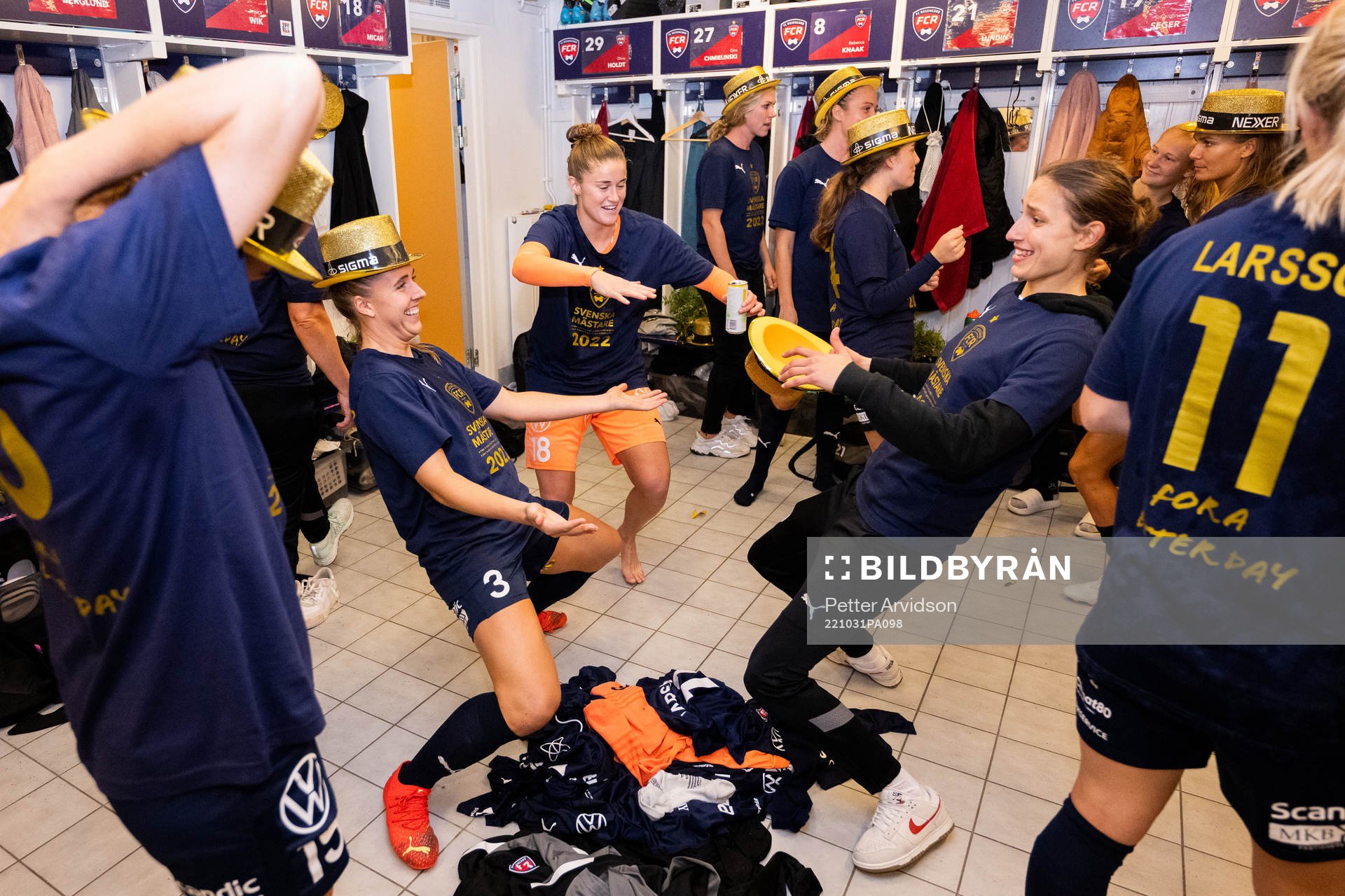 FC Rosengårds Gudrun Arnardottir, målvakt Teagan Micah