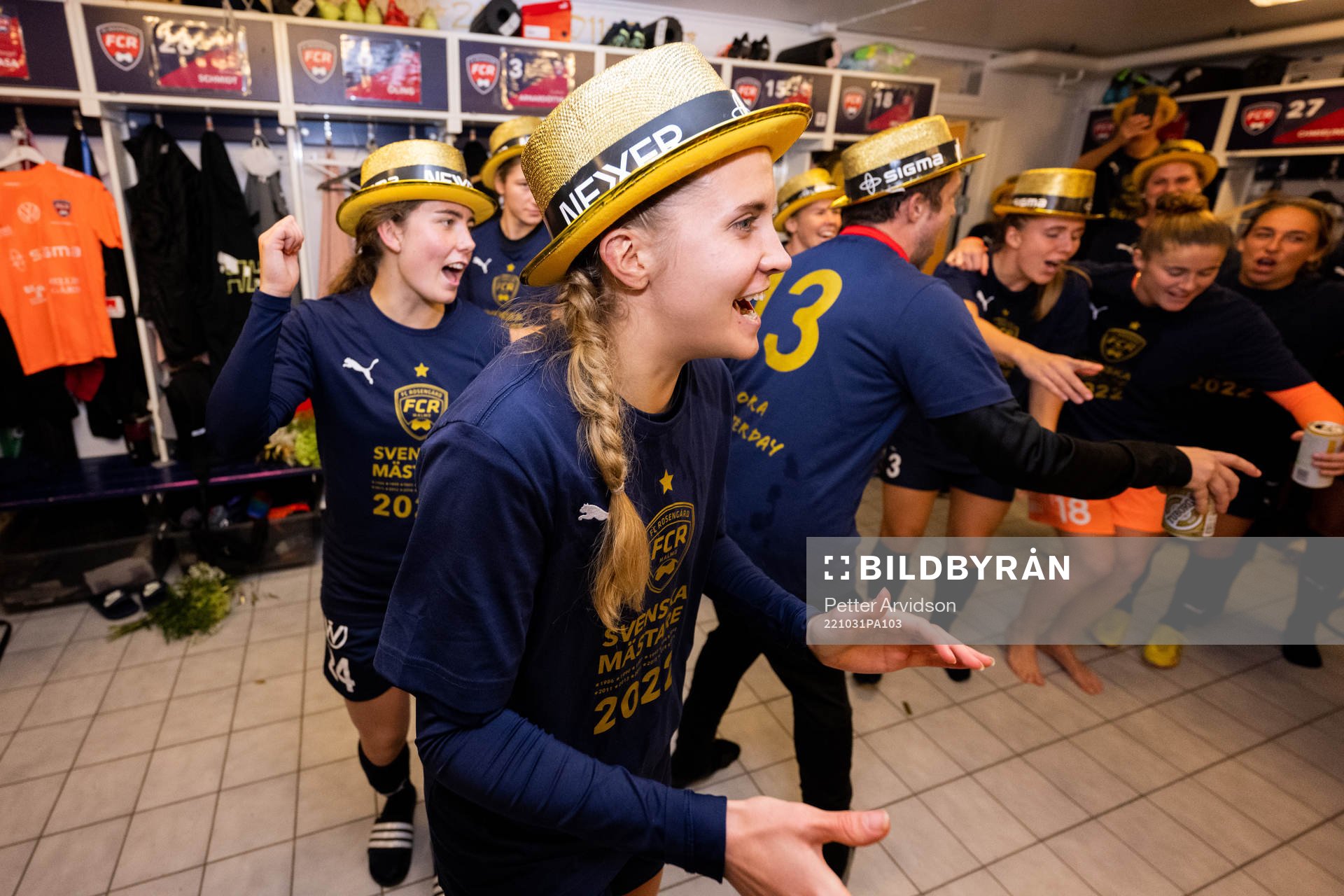 FC Rosengårds Ria Noora Minerva Öling jublar i
