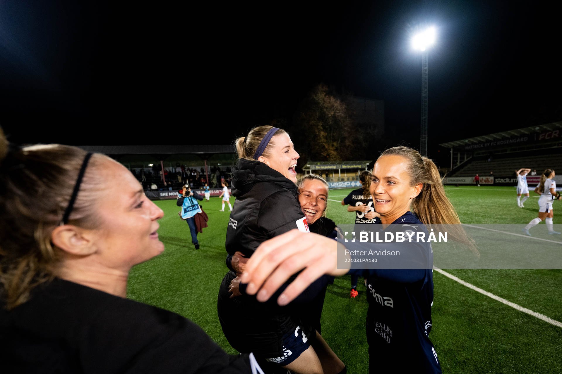 FC Rosengårds Olivia Schough, Olivia Holdt och Frederikke