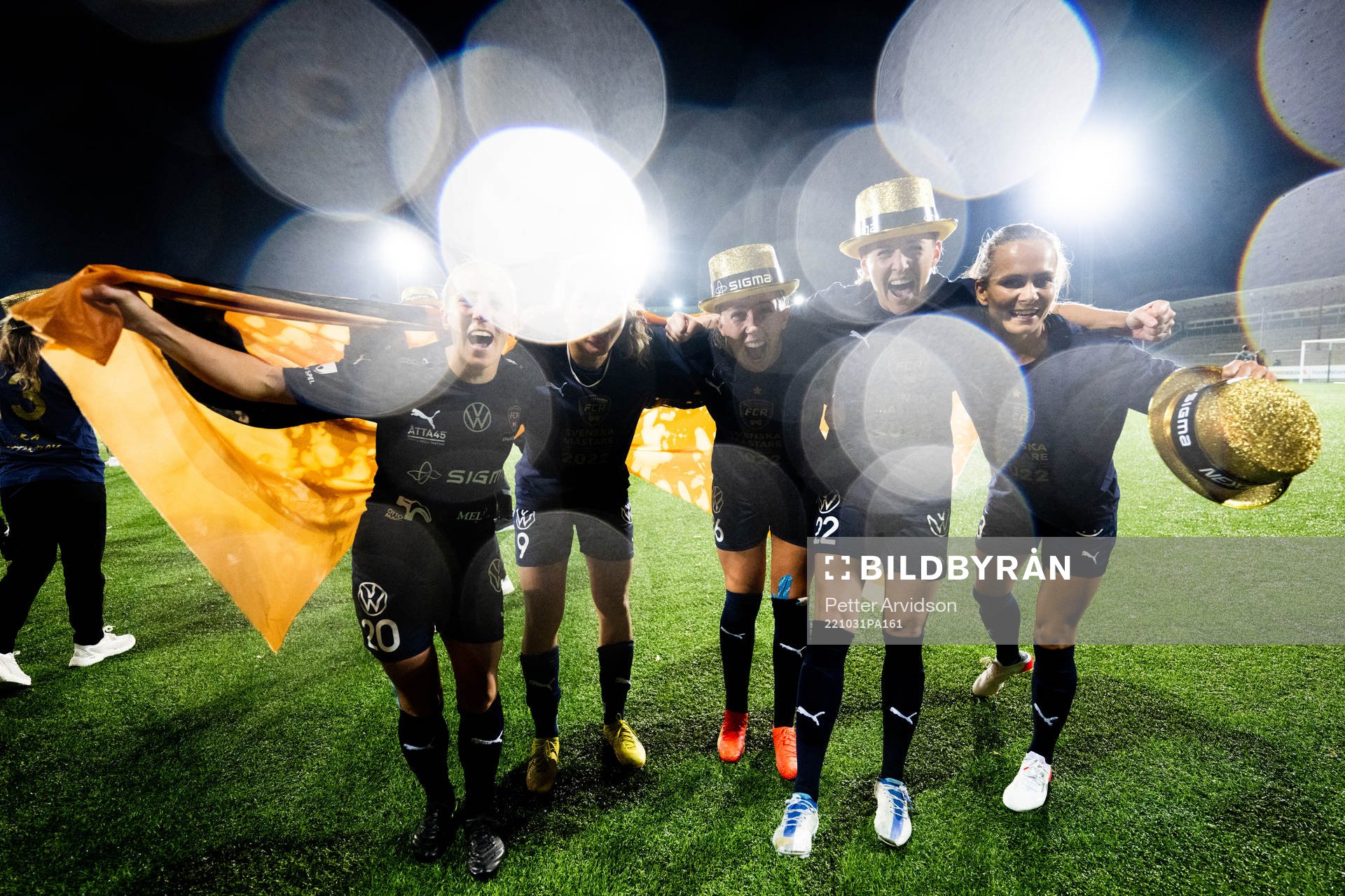 FC Rosengårds Mia Persson, Loreta Kullashi, Athinna