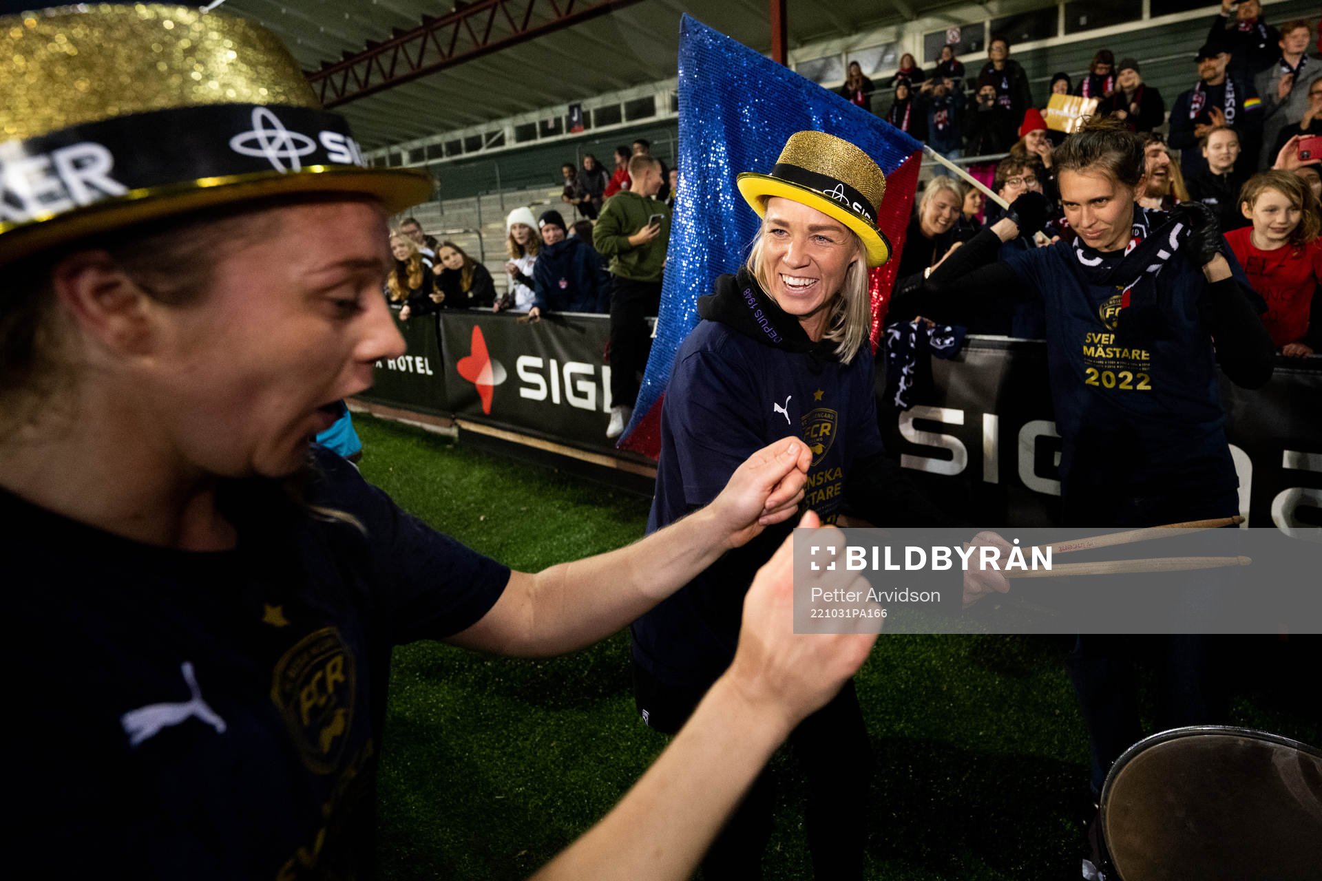 FC Rosengårds Caroline Seger jublar