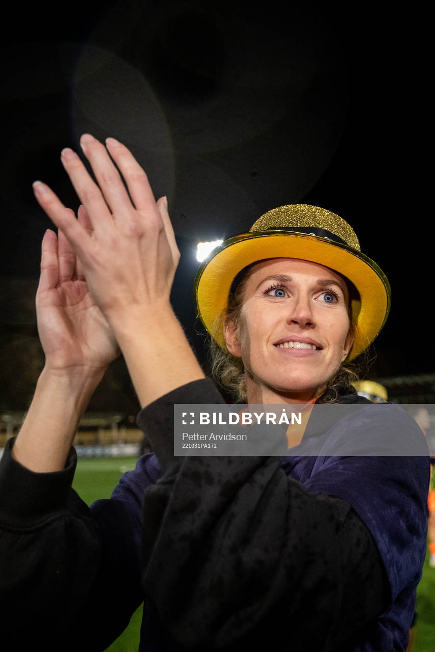 FC Rosengårds Emma Berglund jublar