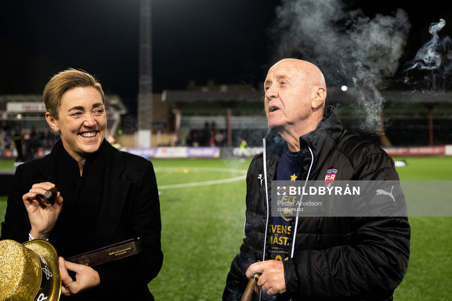 FC Rosengårds sportchef Therese Sjögran och Erling