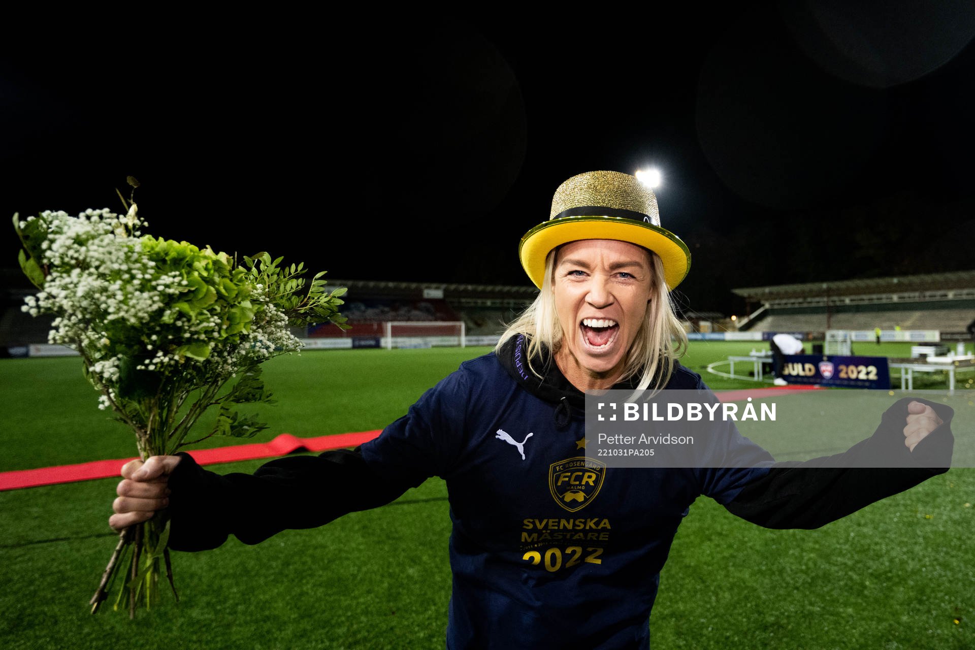FC Rosengårds Caroline Seger jublar