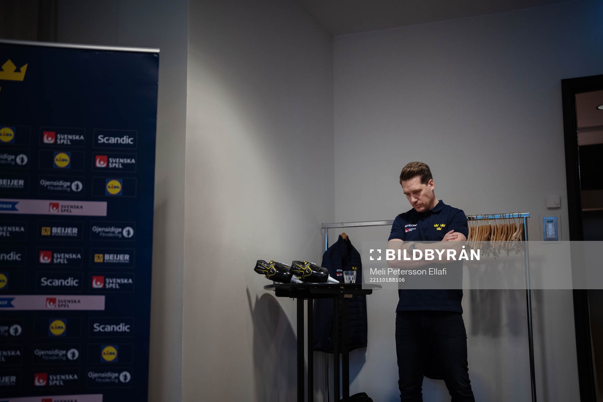 Sveriges förbundskapten Sam Hallam