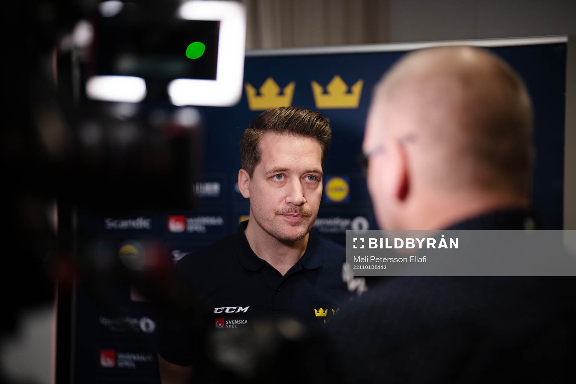 Sveriges förbundskapten Sam Hallam