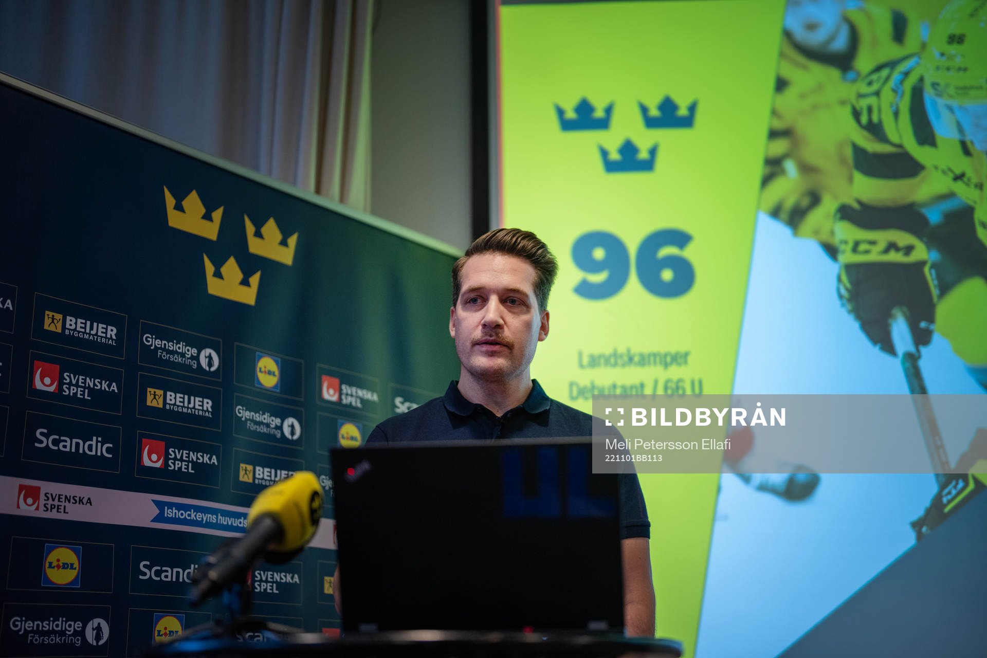 Sveriges förbundskapten Sam Hallam