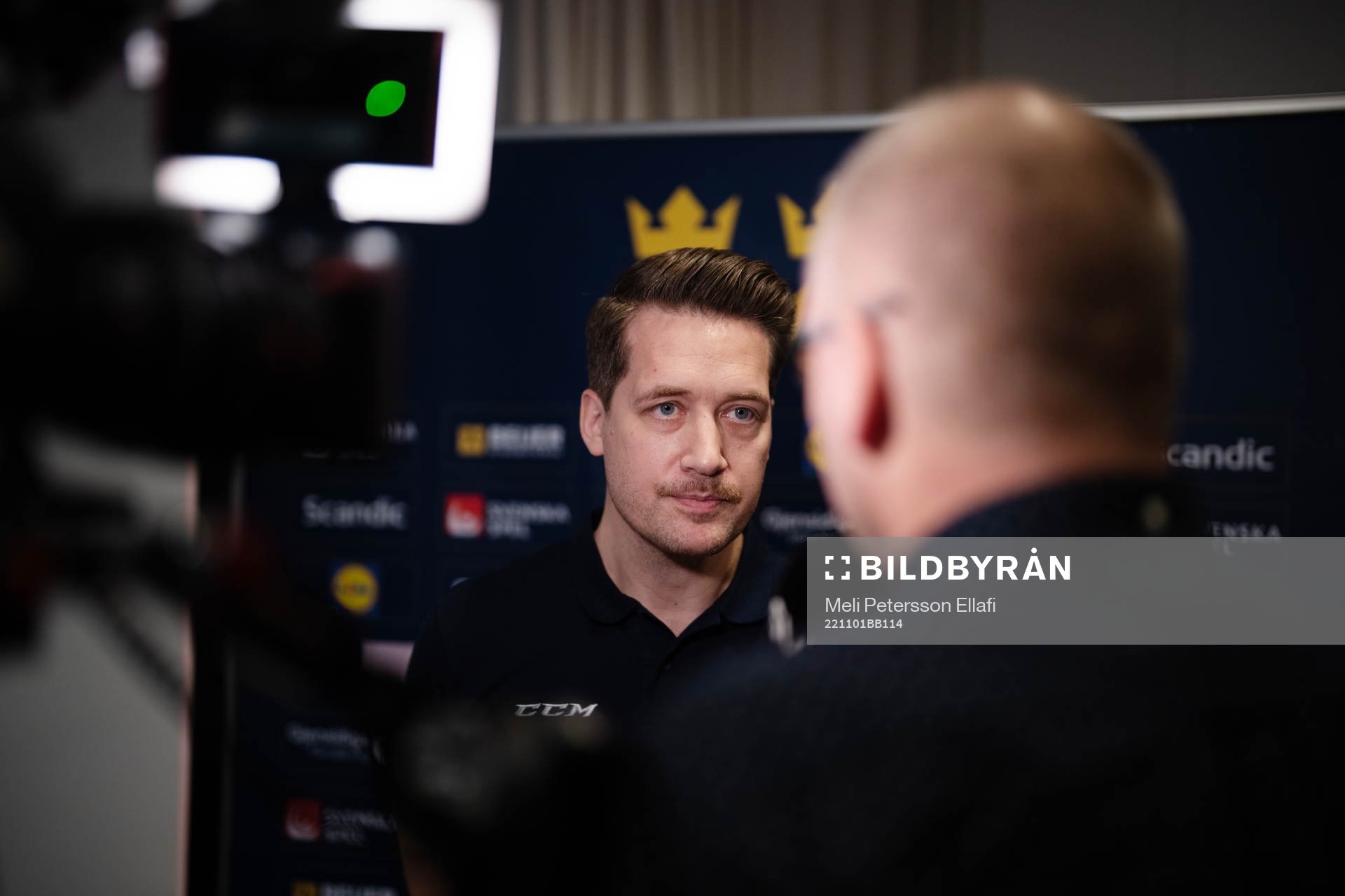 Sveriges förbundskapten Sam Hallam