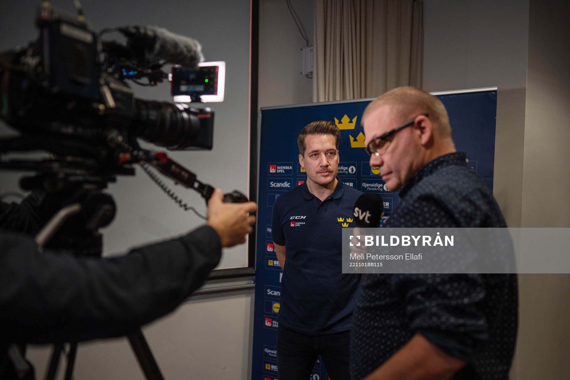 Sveriges förbundskapten Sam Hallam