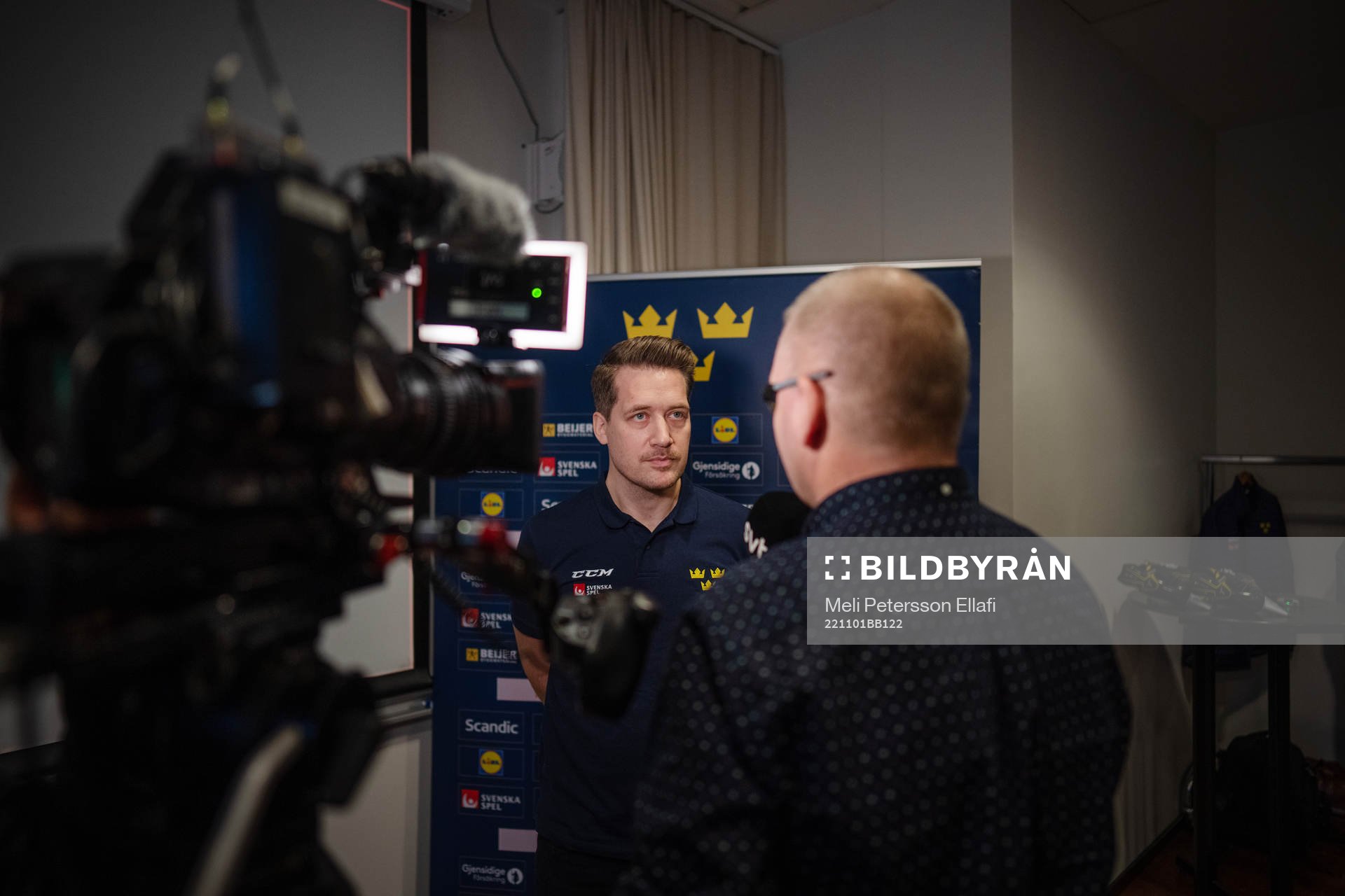 Sveriges förbundskapten Sam Hallam