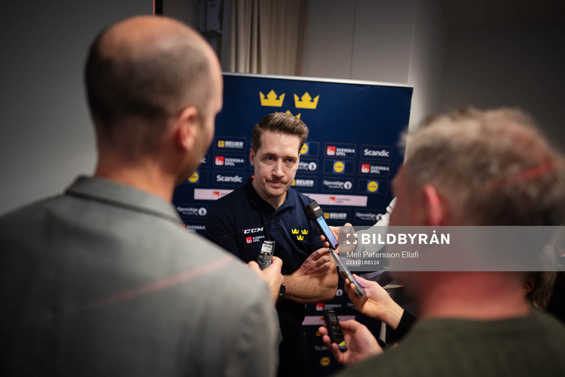 Sveriges förbundskapten Sam Hallam