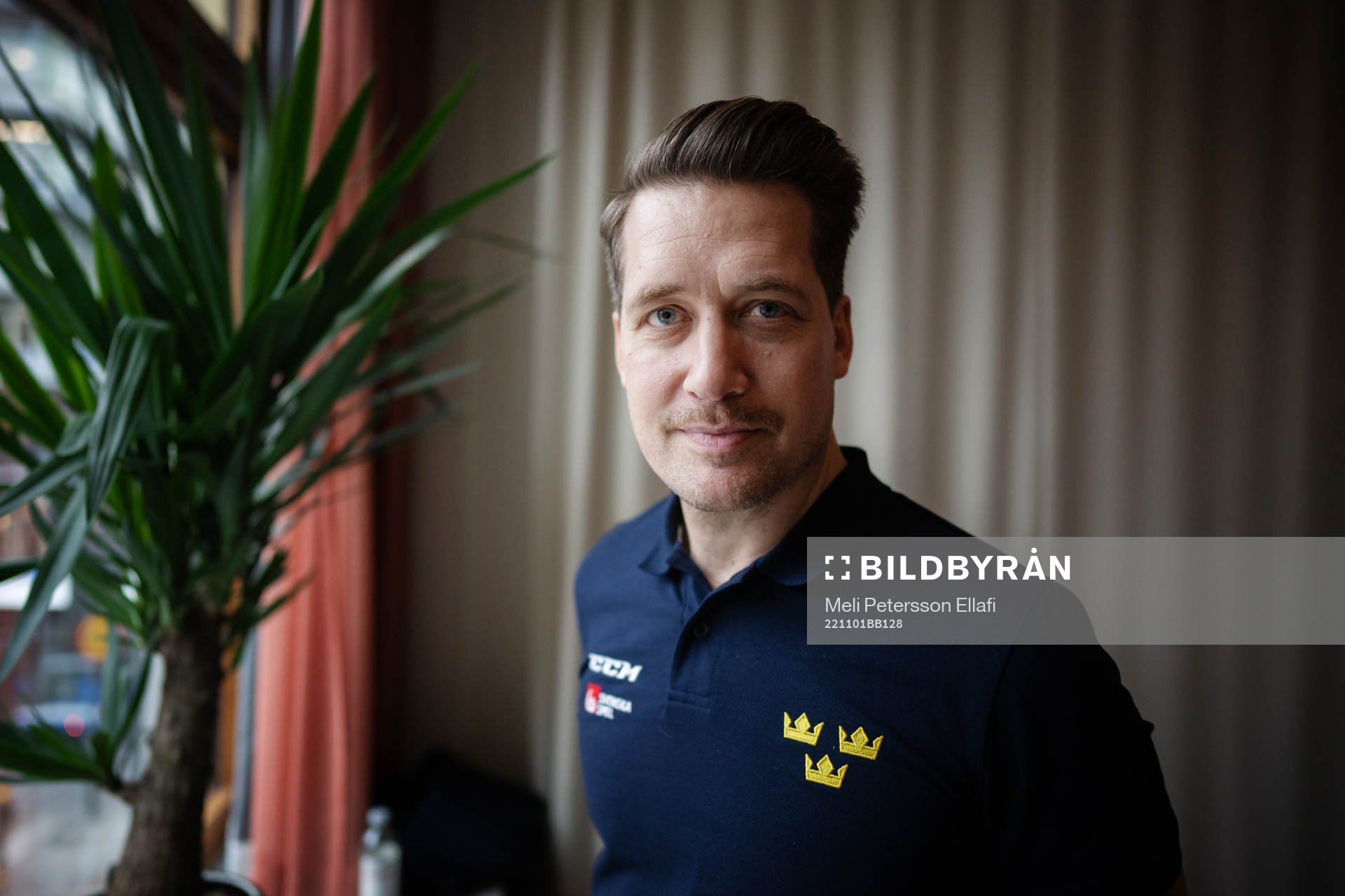 Svenska ishockeylandslagets nye förbundskapten Sam Hallam