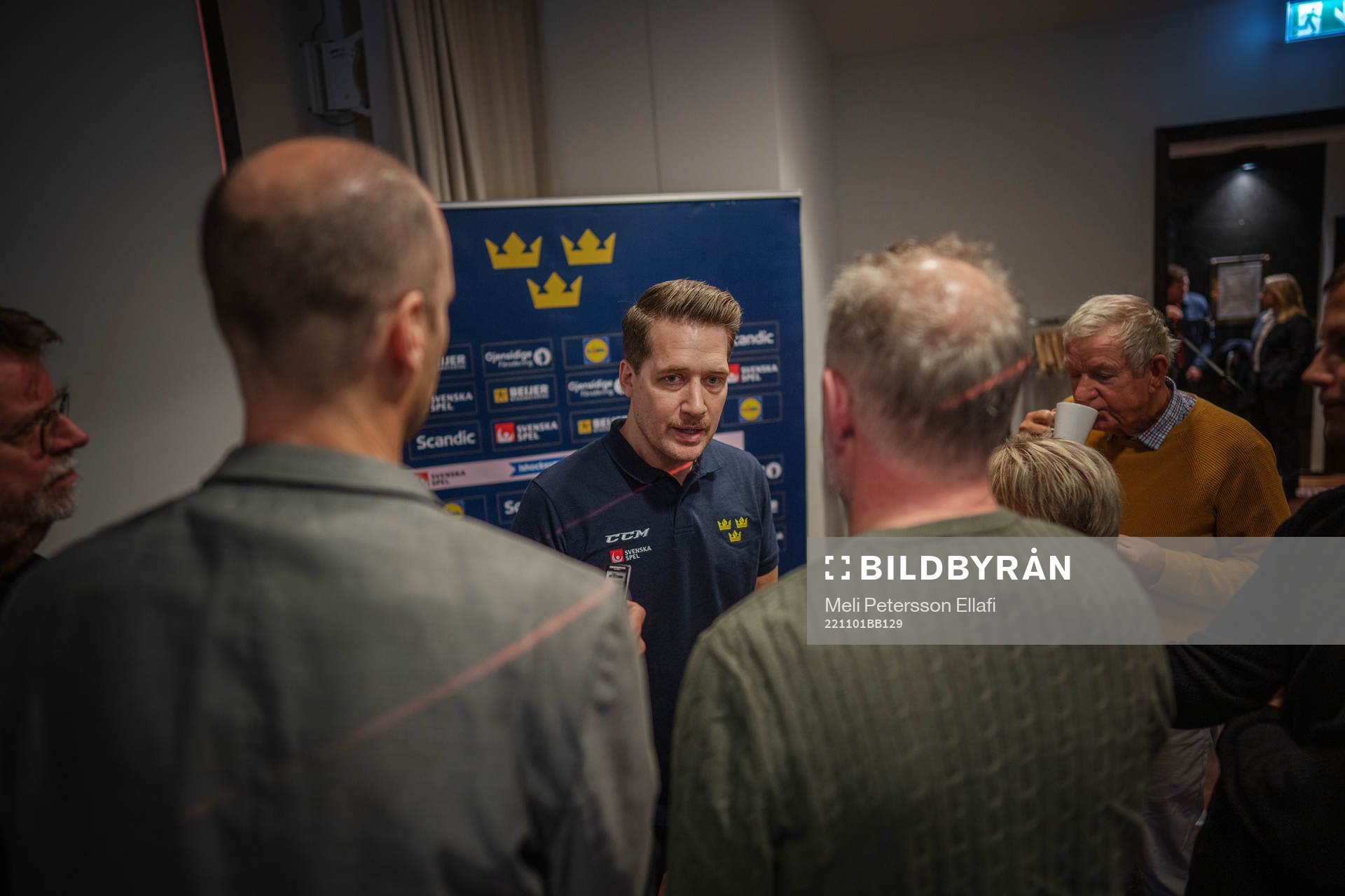 Sveriges förbundskapten Sam Hallam