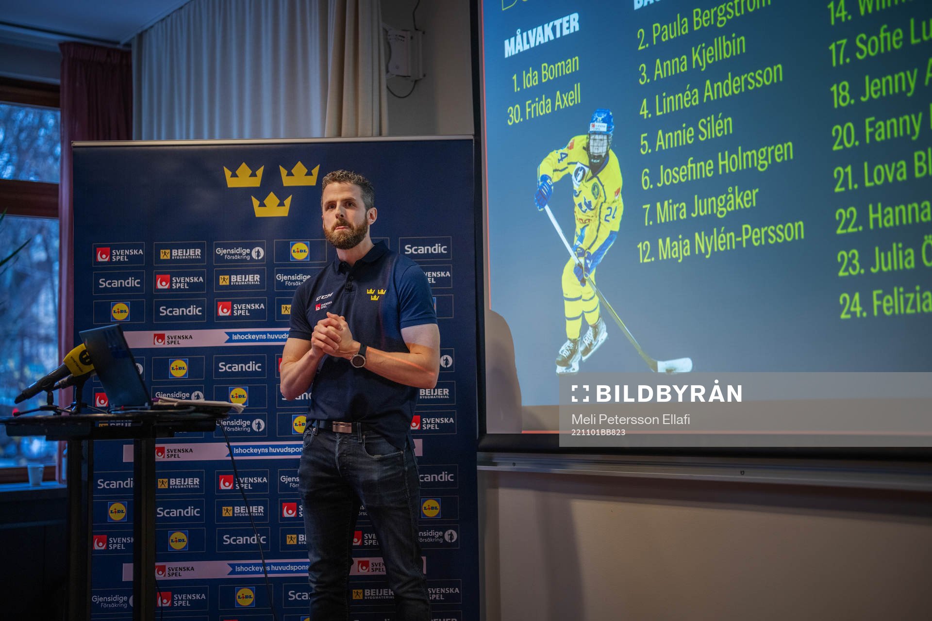 Sveriges förbundskapten Ulf Lundberg