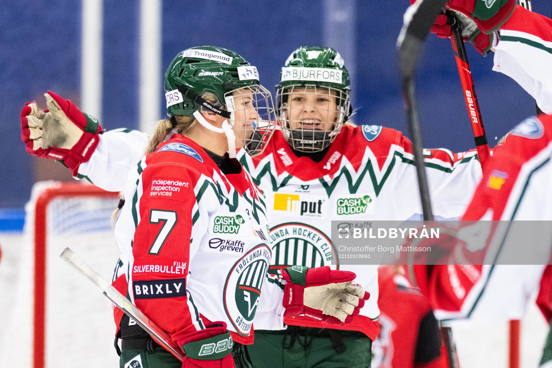 Frölundas Stina Röhricht jublar