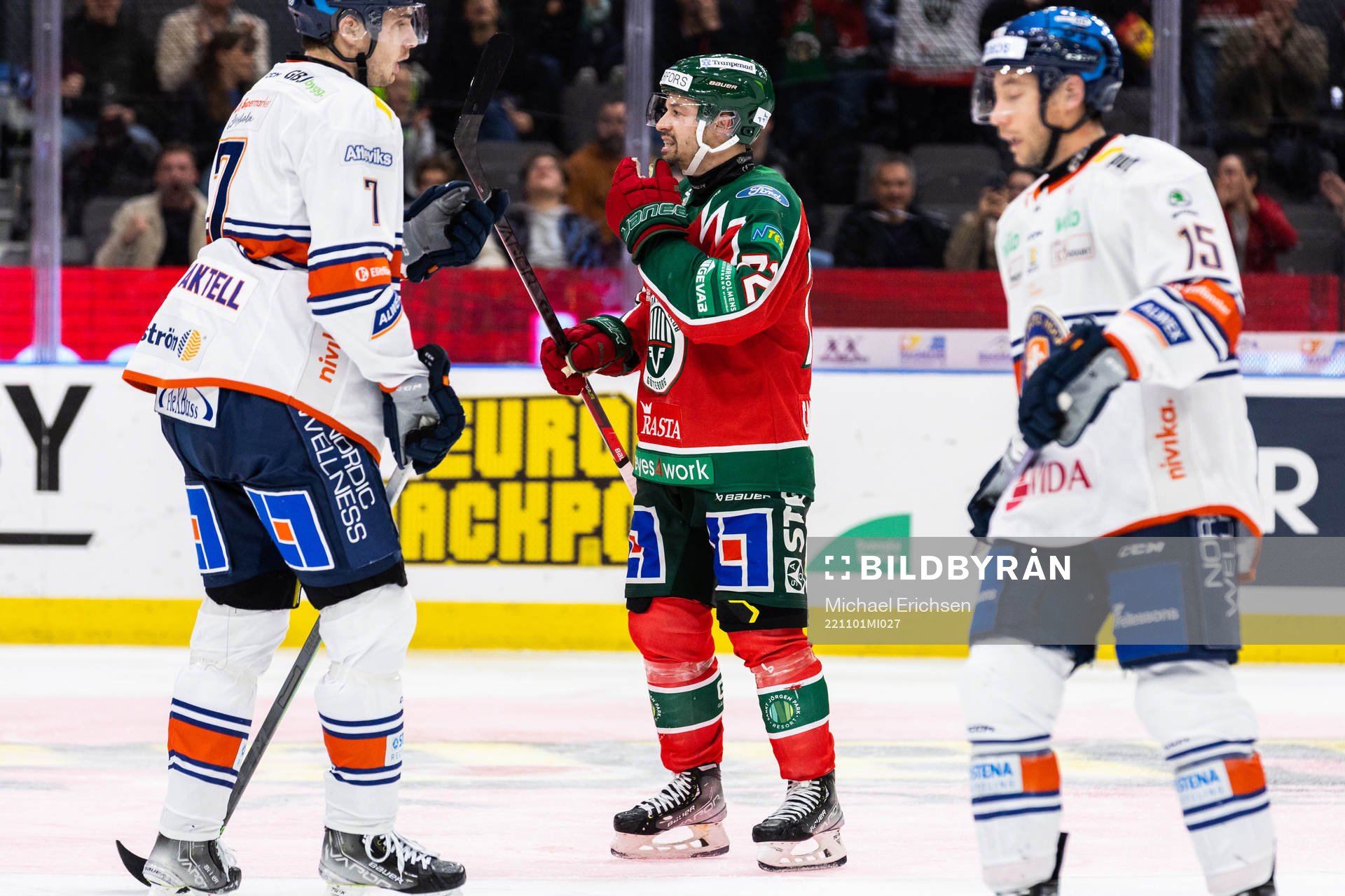 Frölundas Patrik Carlsson jublar