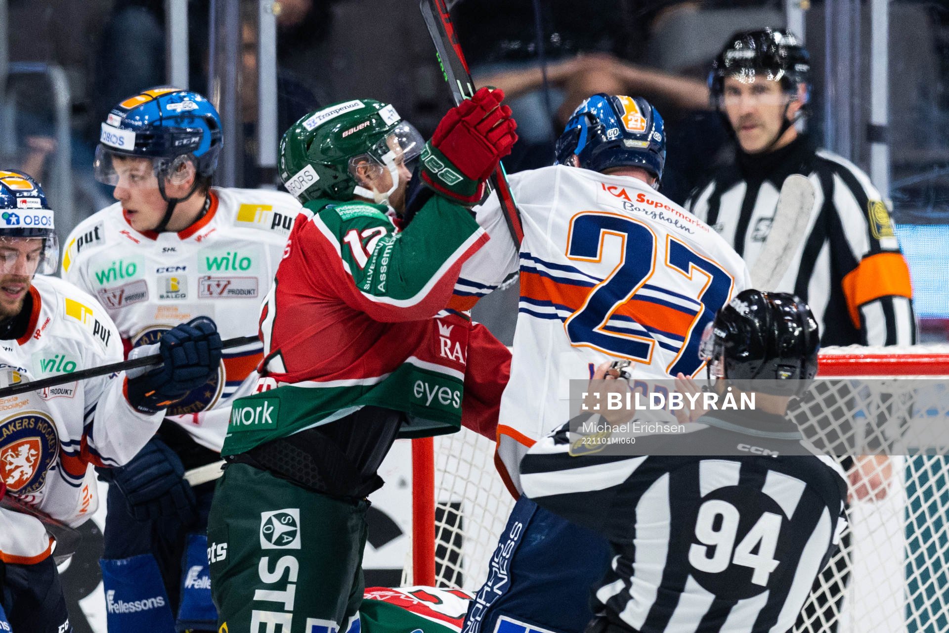 Frölundas Max Friberg och Växjös Martin Lundberg