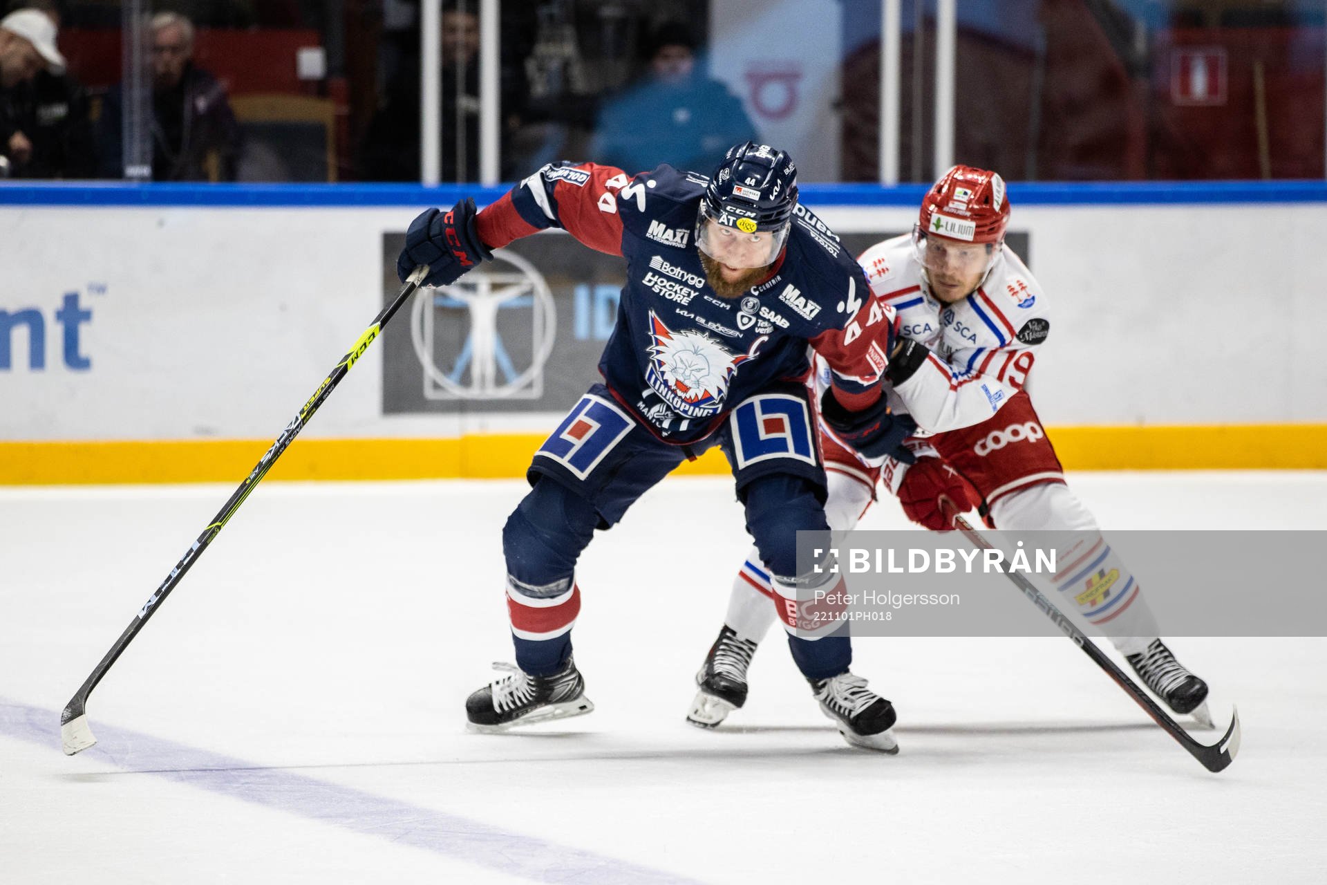 Linköpings Jonas Junland och Timrås Erik Andersson