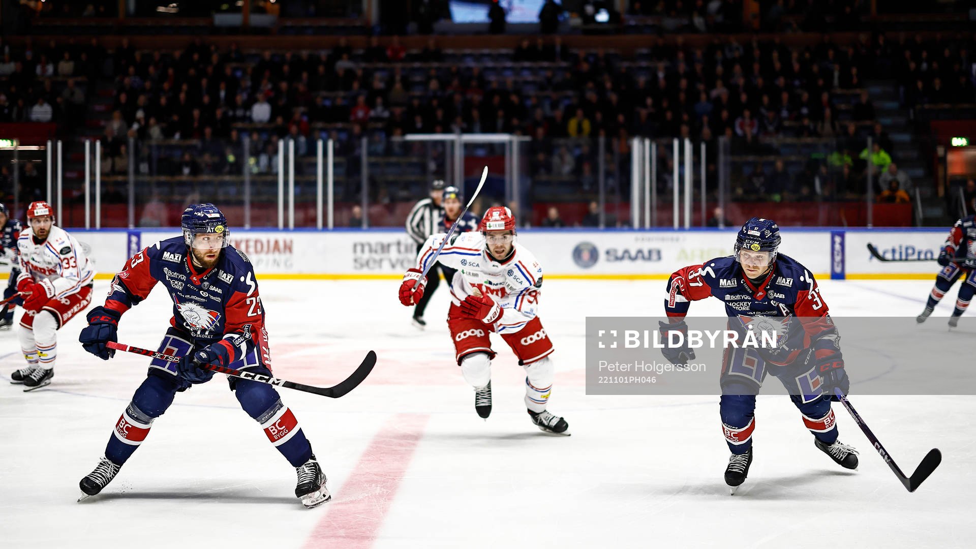 Linköpings Stefan Matteau och Jesper Pettersson
