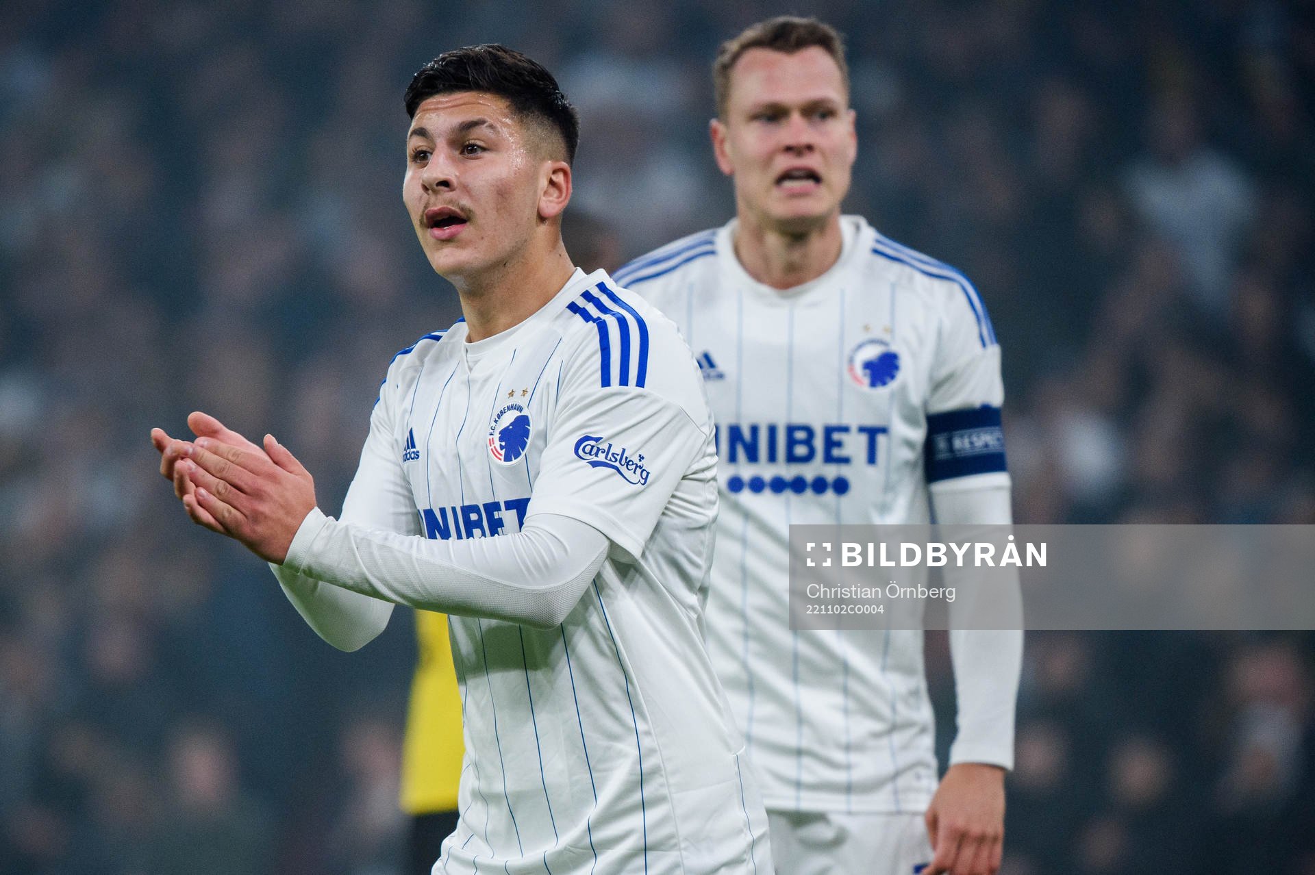 Roony Bardghji and Viktor Claesson of FC Copenhagen