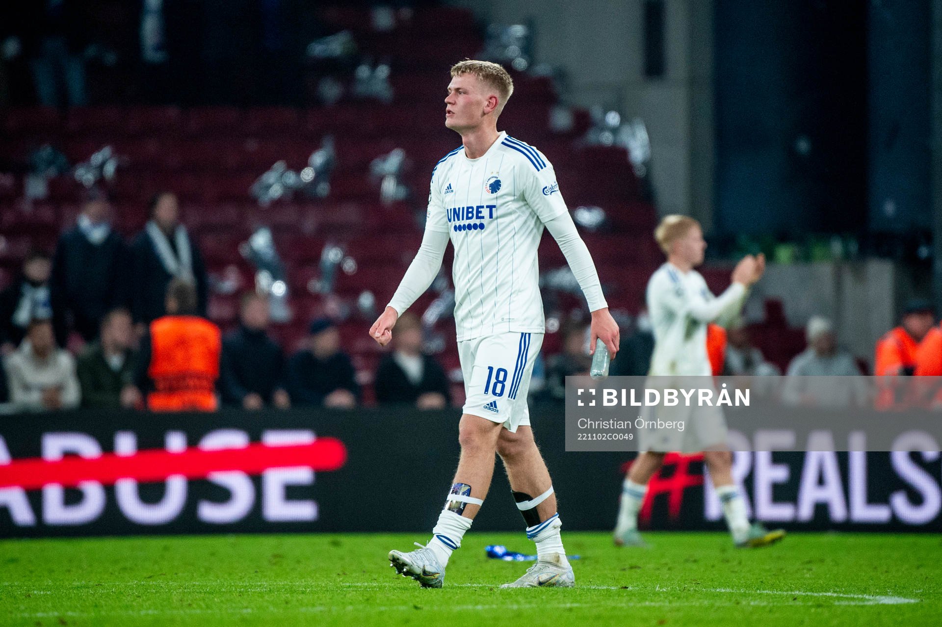 Orri Oskarsson of FC Copenhagen looks dejected