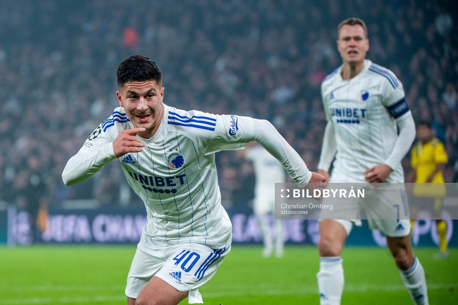 Roony Bardghji and Viktor Claesson of FC Copenhagen