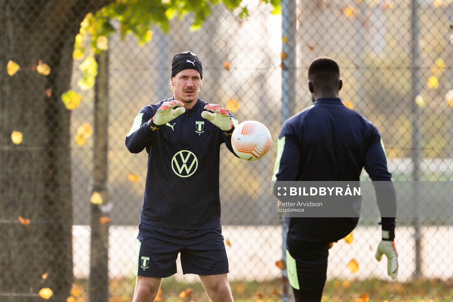 Goalkeeper Johan Dahlin