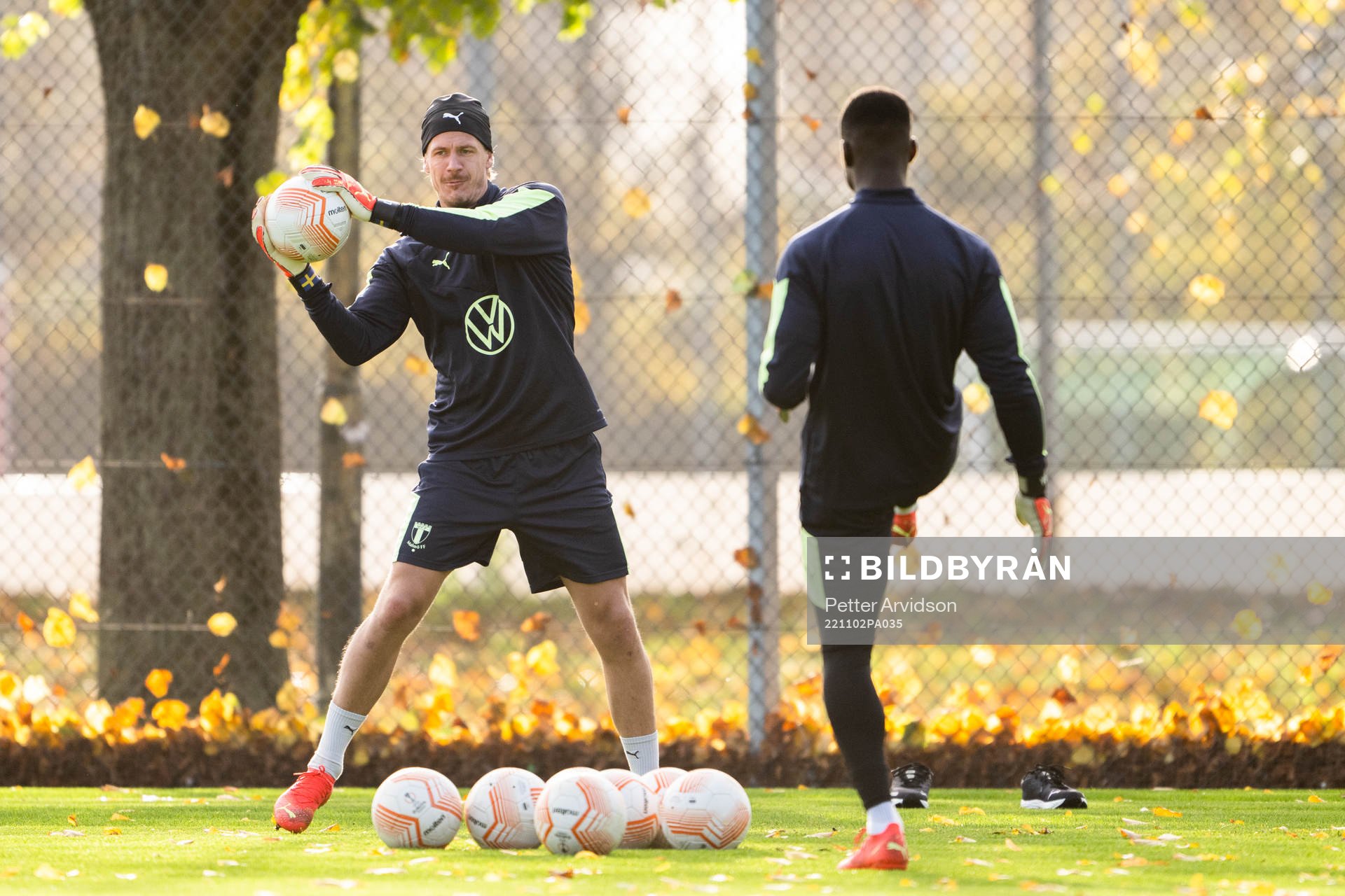 Goalkeeper Johan Dahlin
