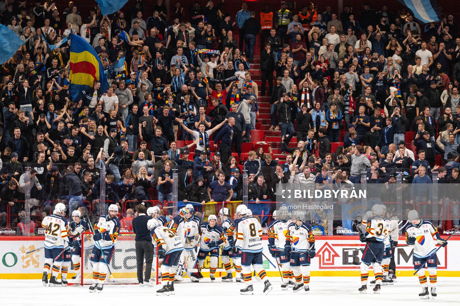 Djurgårdens spelare jublar