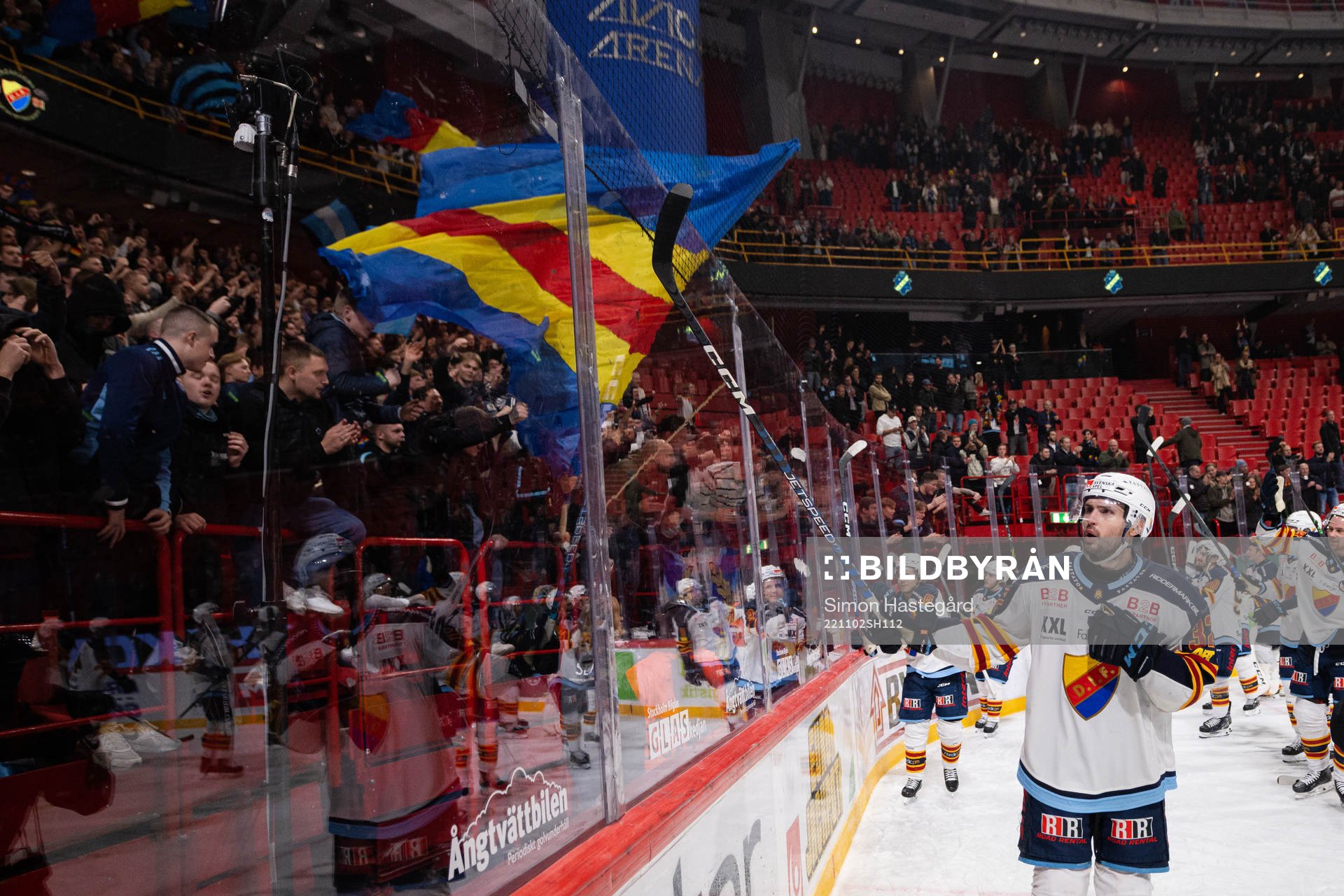 Djurgårdens Marcus Kruger jublar