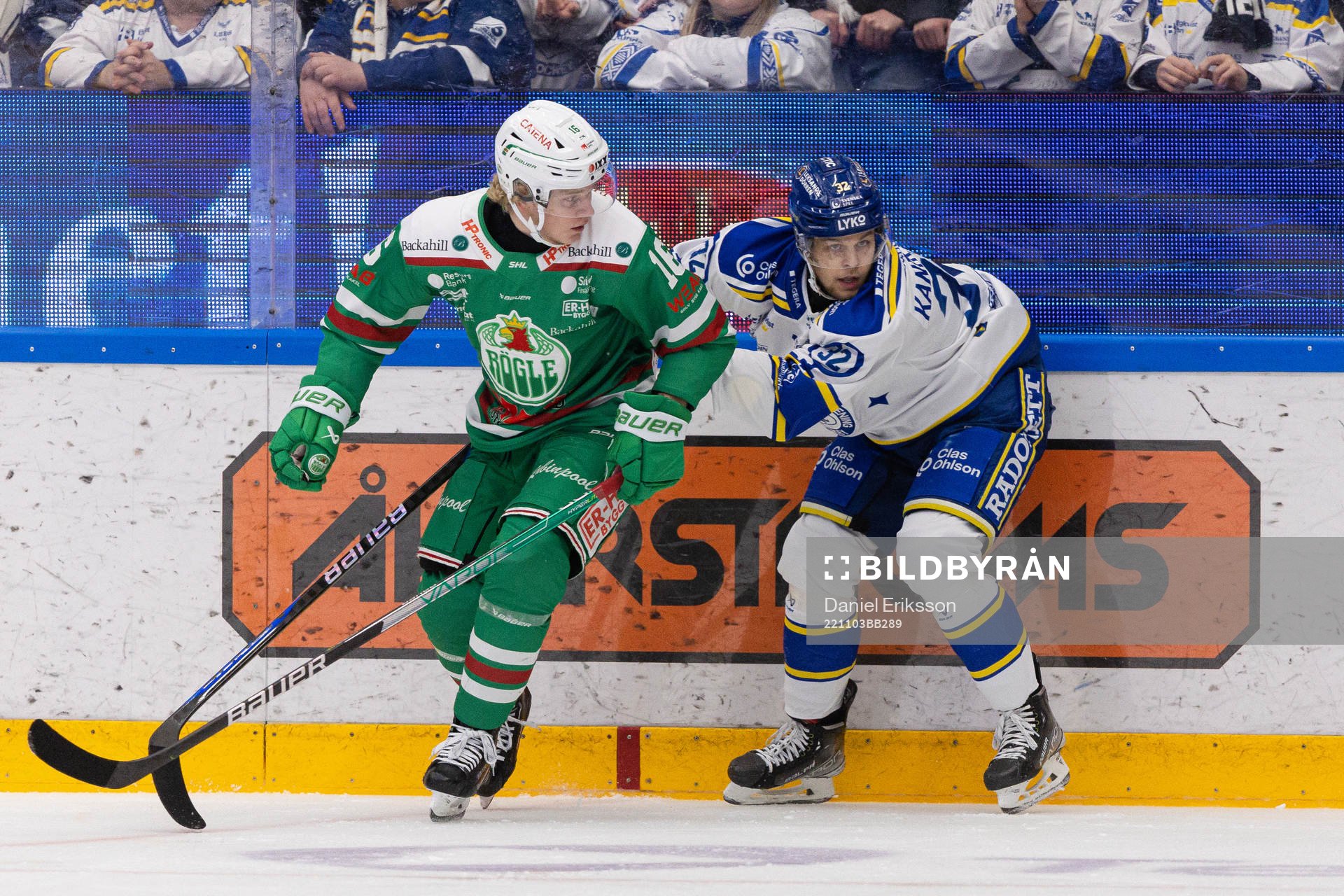 Rögles Theodor Niederbach och Leksands Jesper Kandergård