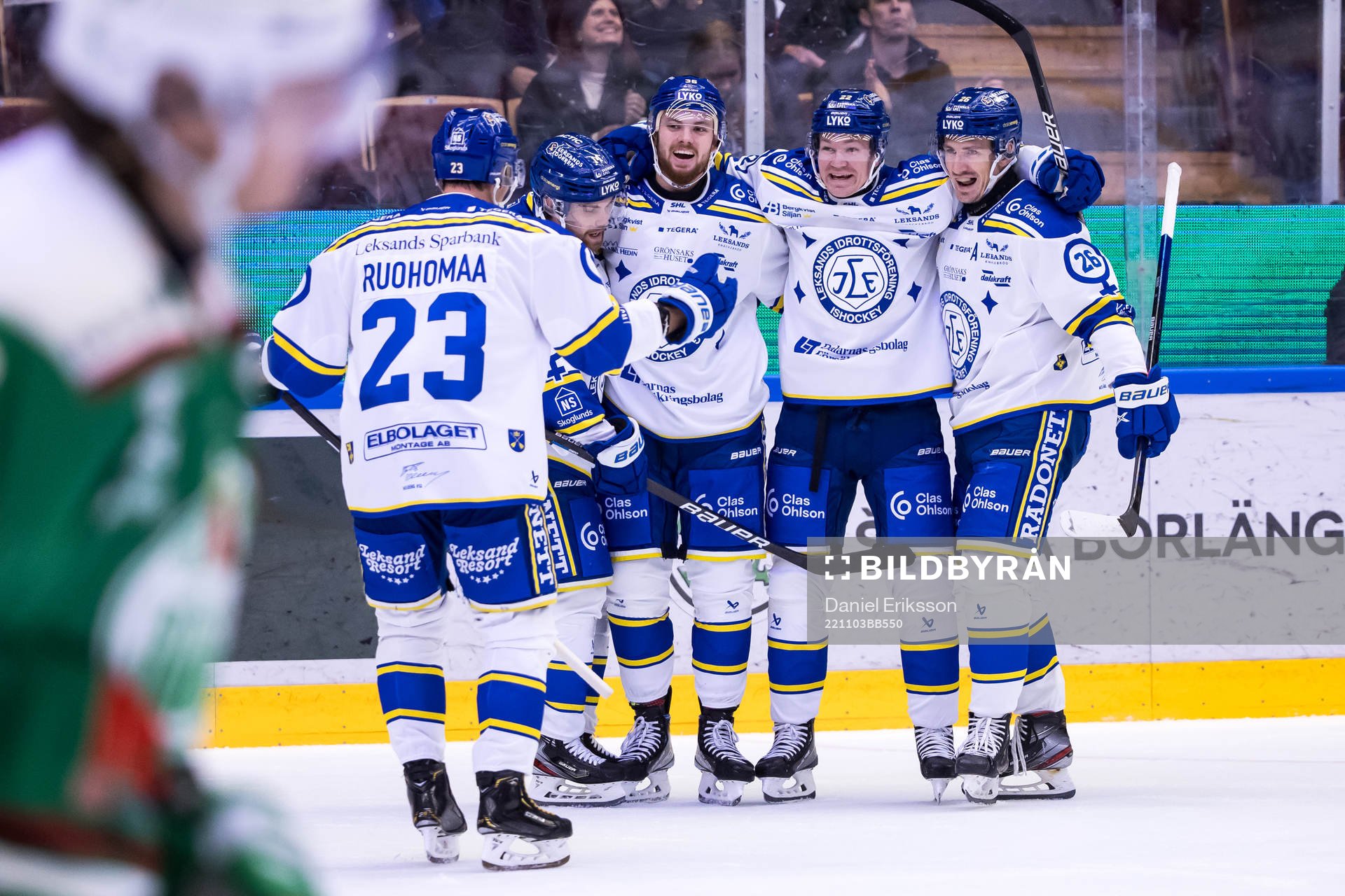 Leksands Tobias Ekberg jubel
