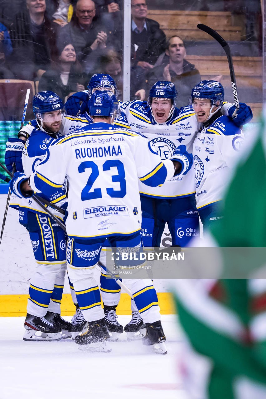 Leksands Tobias Ekberg jubel