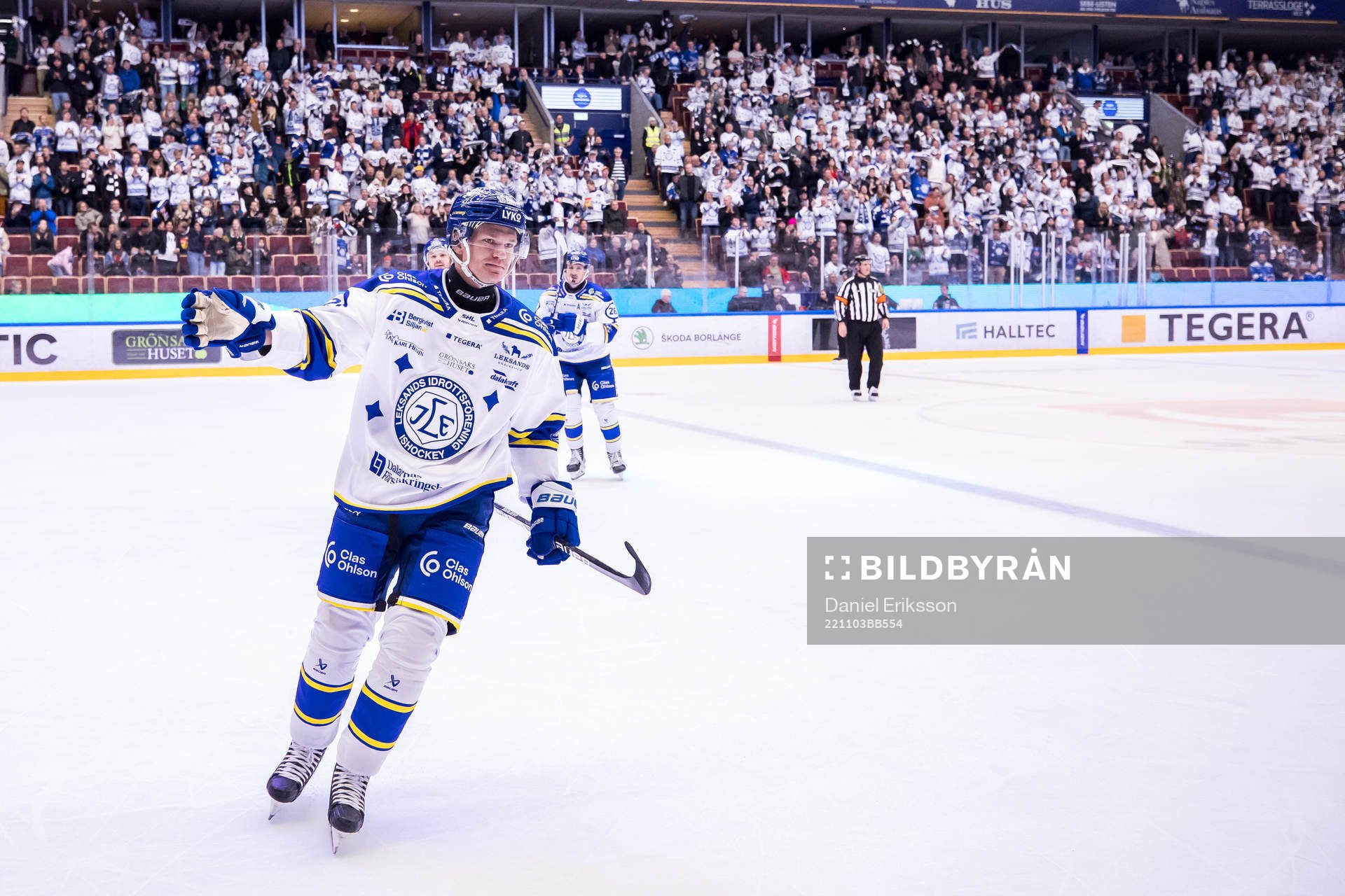 Leksands Tobias Ekberg jubel