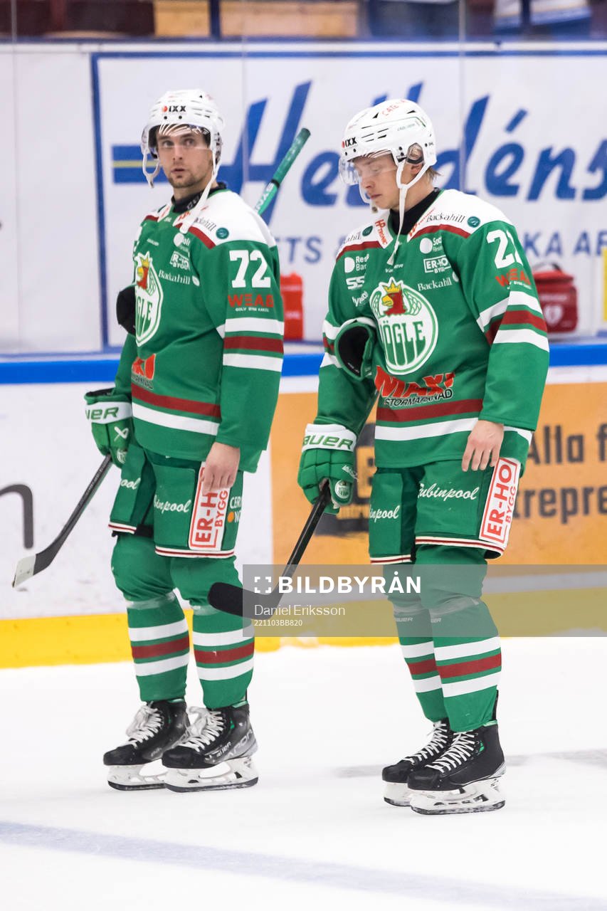 Rögles Daniel Zaar och Samuel Jonsson depp