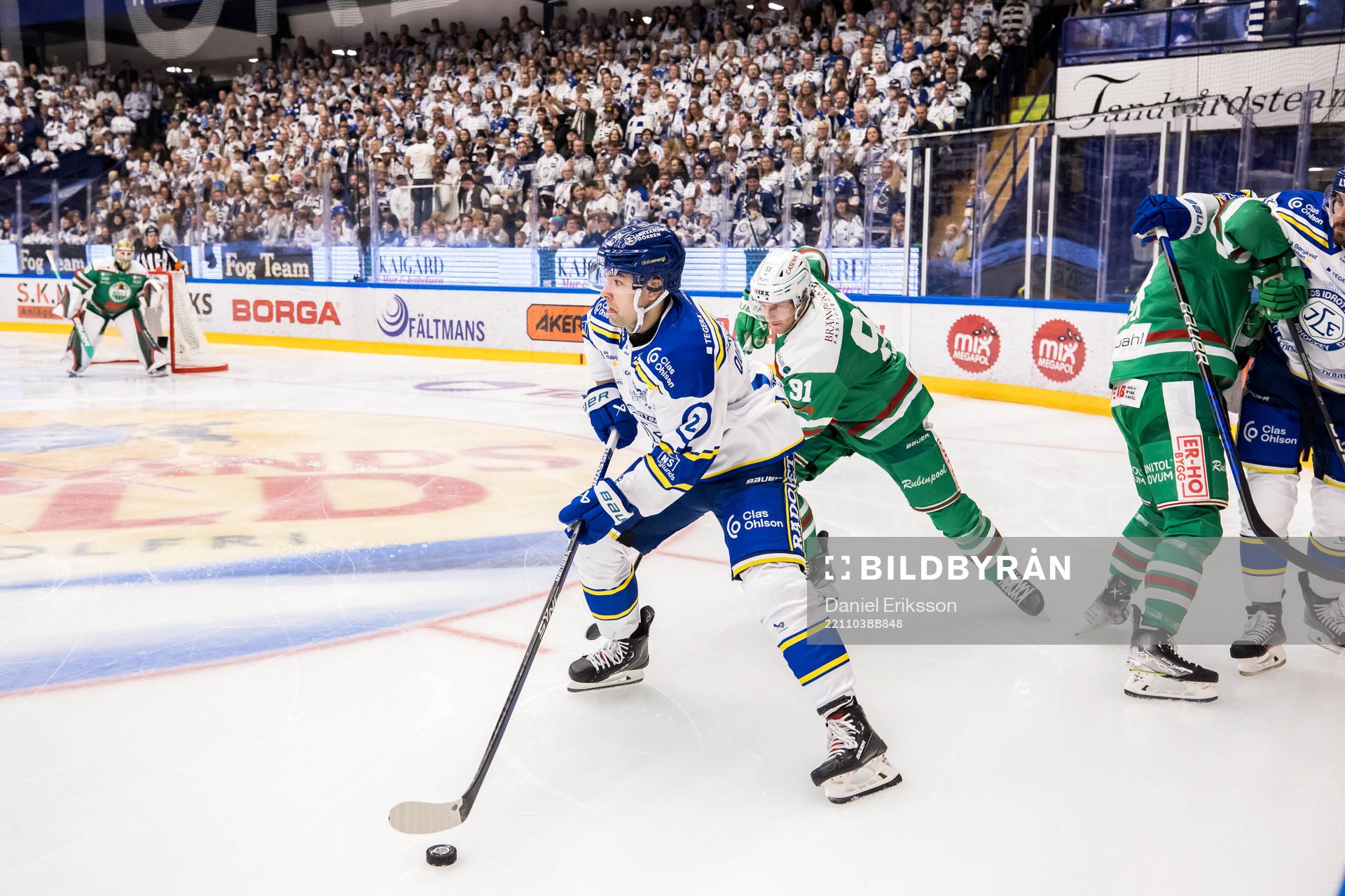 Leksands John Quenneville och Rögles Adam Tambellini