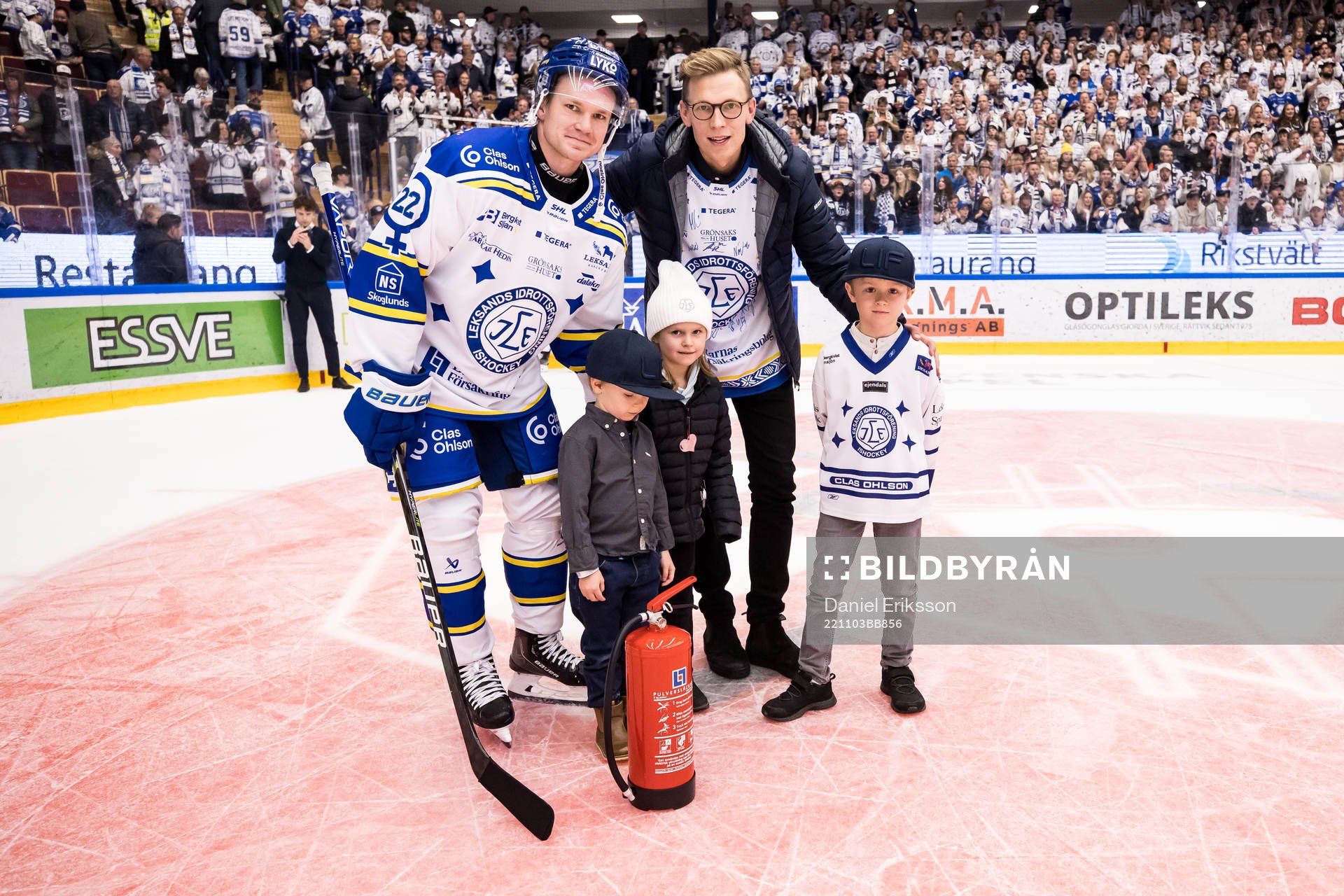 Leksands Tobias Ekberg utsedd till matchens lirare