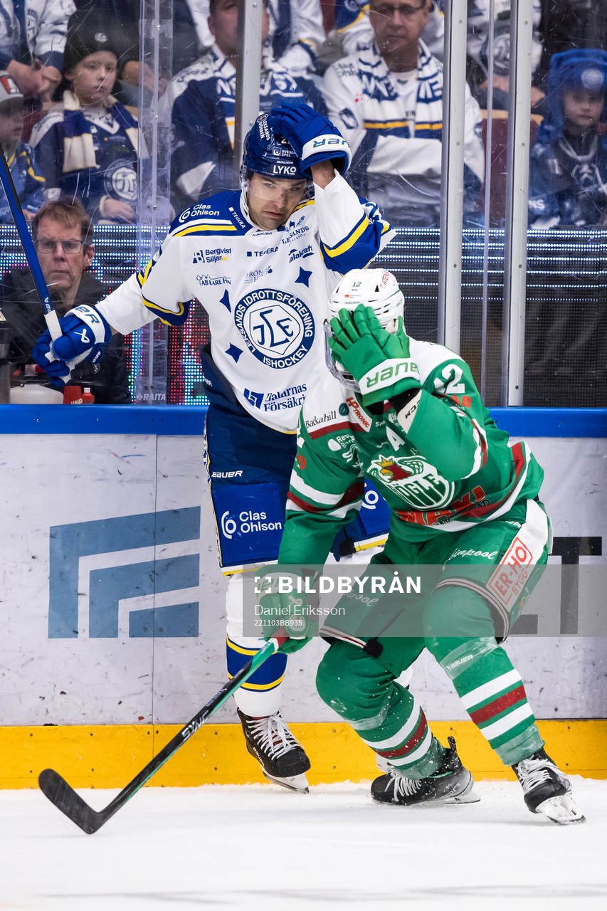 Leksands John Quenneville och Rögles Brady Ferguson