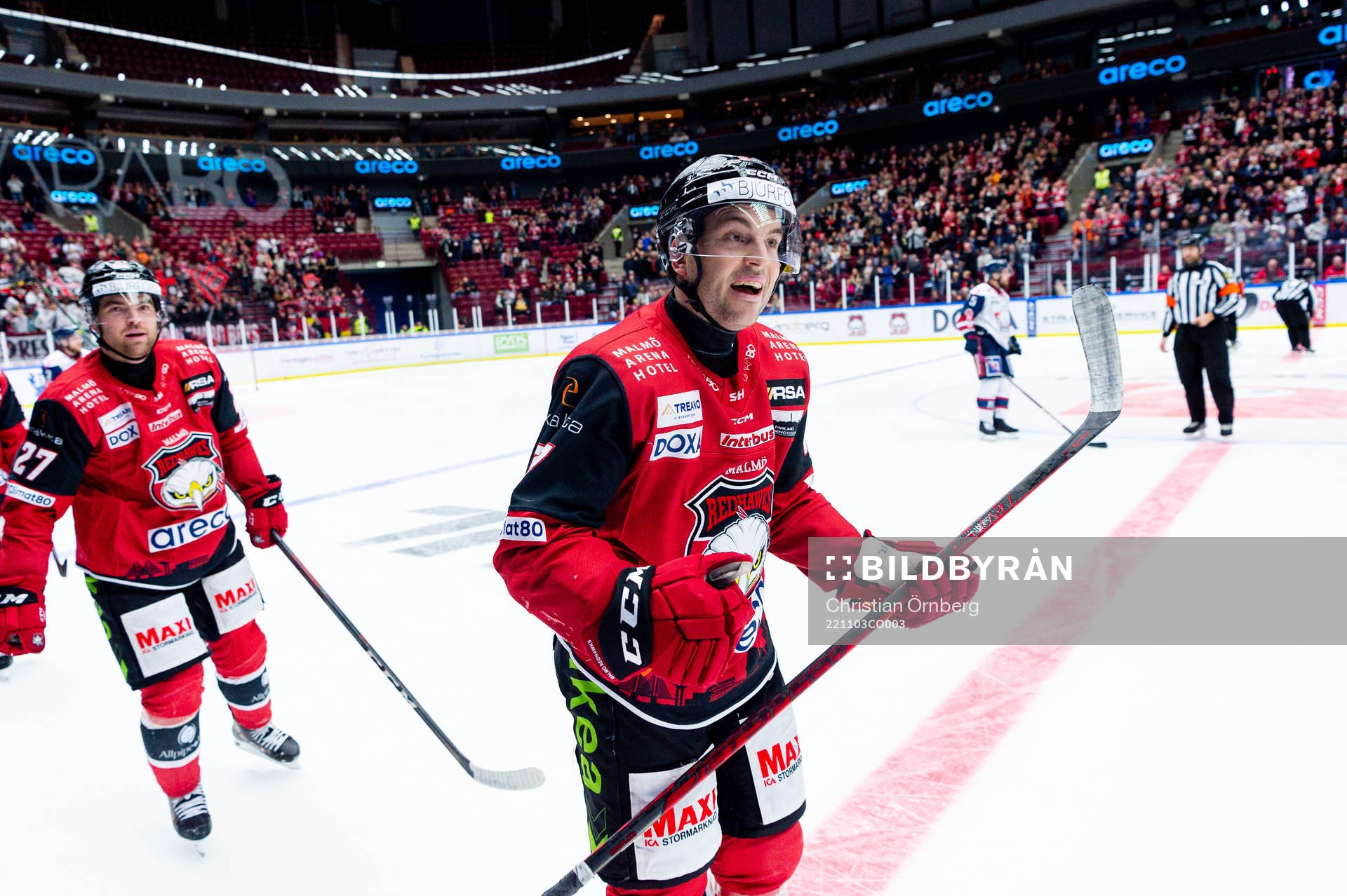 Malmö Redhawks Ponthus Westerholm och Pathrik Westerholm