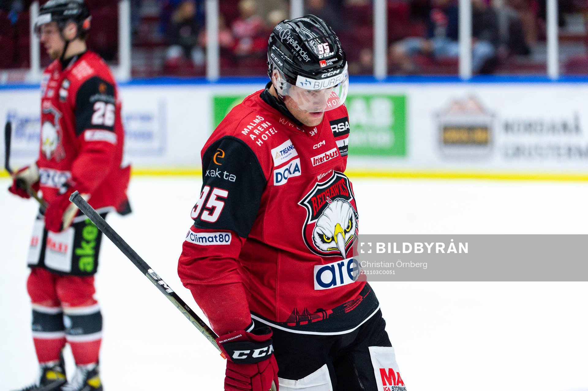 Malmö Redhawks Carl Persson deppar