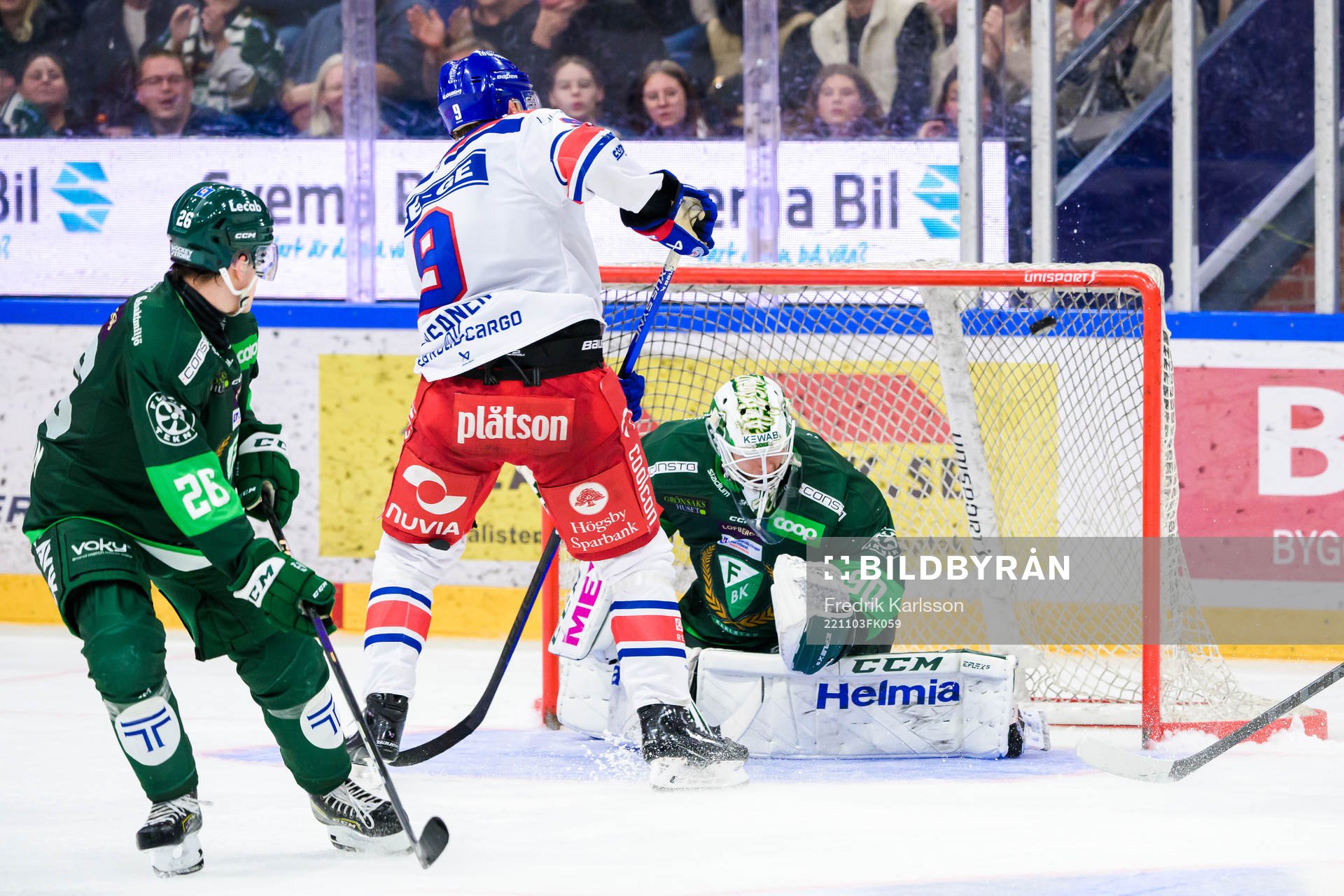 Oskarshamns Ahti Oksanen skjuter 2-3 i förlängningen